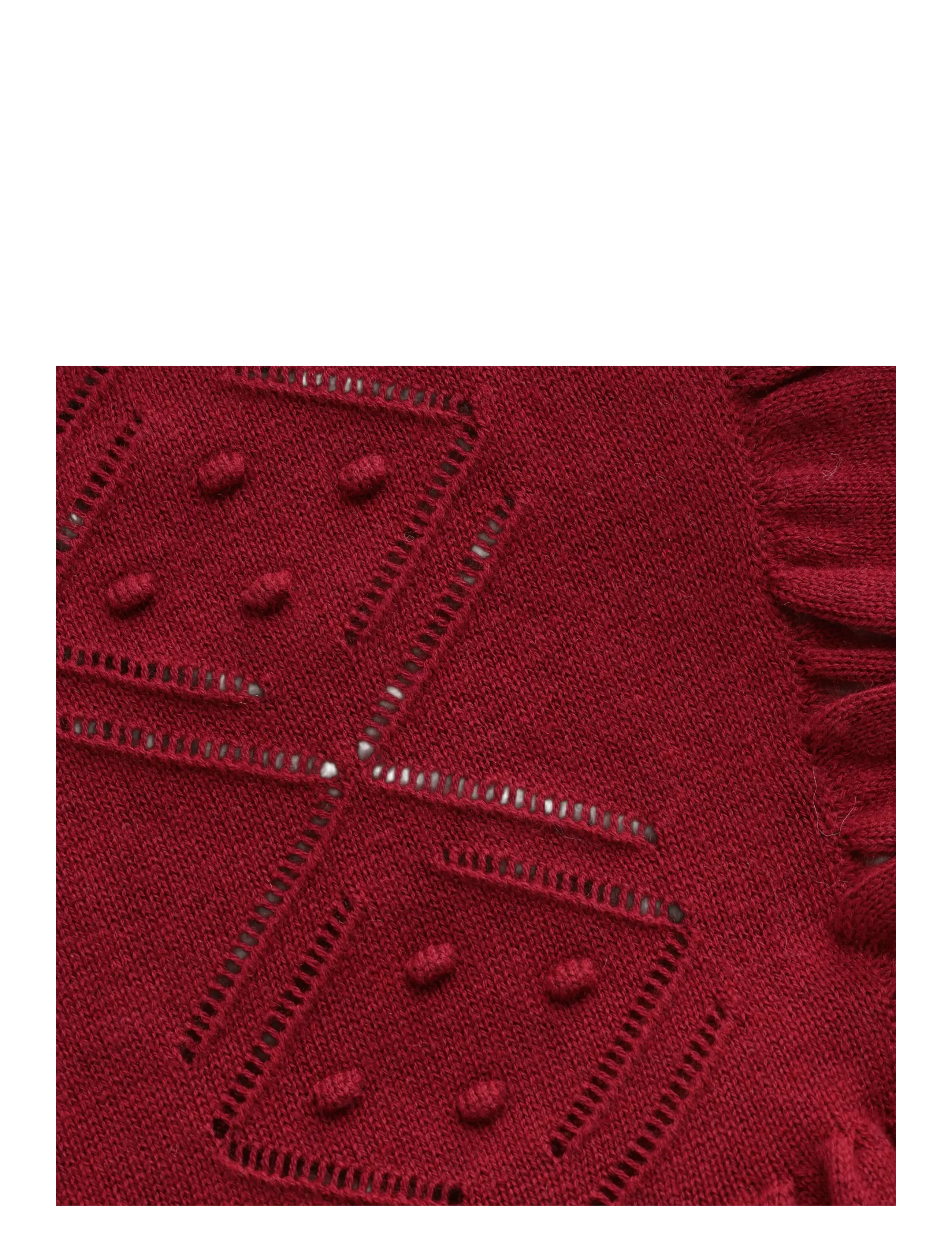 Minymo - Dress Knit - kūdikių suknelės ilgomis rankovėmis - rio red - 2