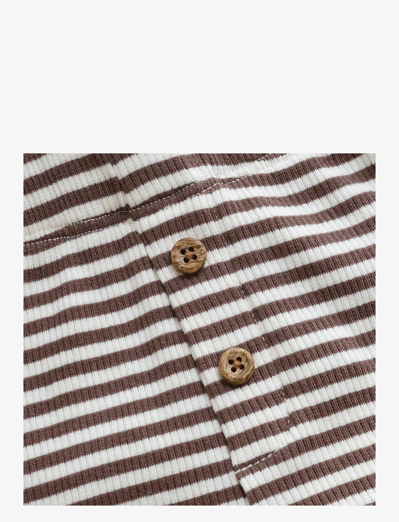 Minymo - Pants Y/D Rib - beebipüksid - chocolate chip - 3