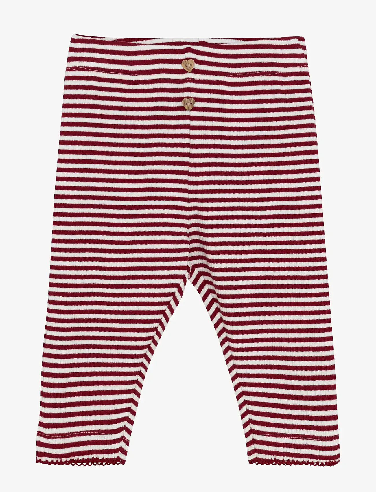 Minymo - Pants Y/D Rib - herbstliche kleidung - rio red - 0