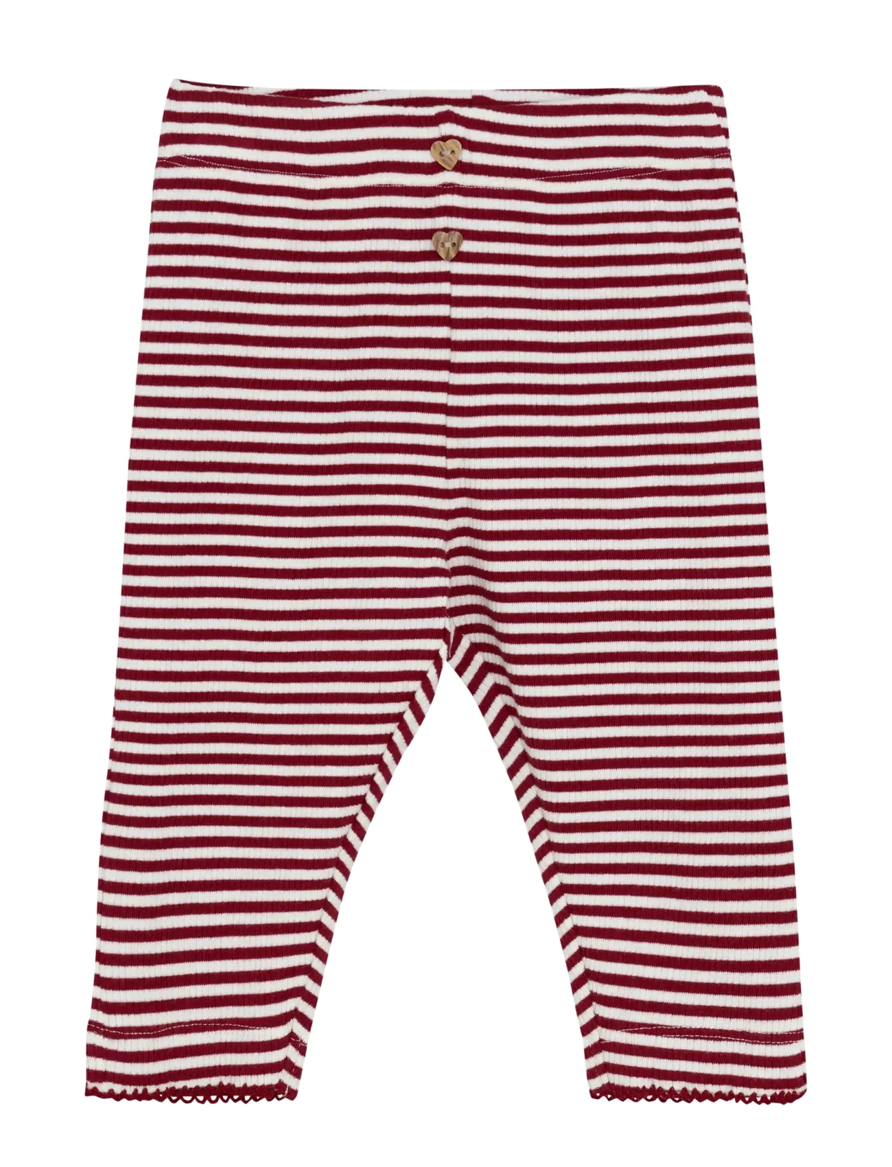 Minymo Pants Y/D Rib - Housut - RIO RED / red