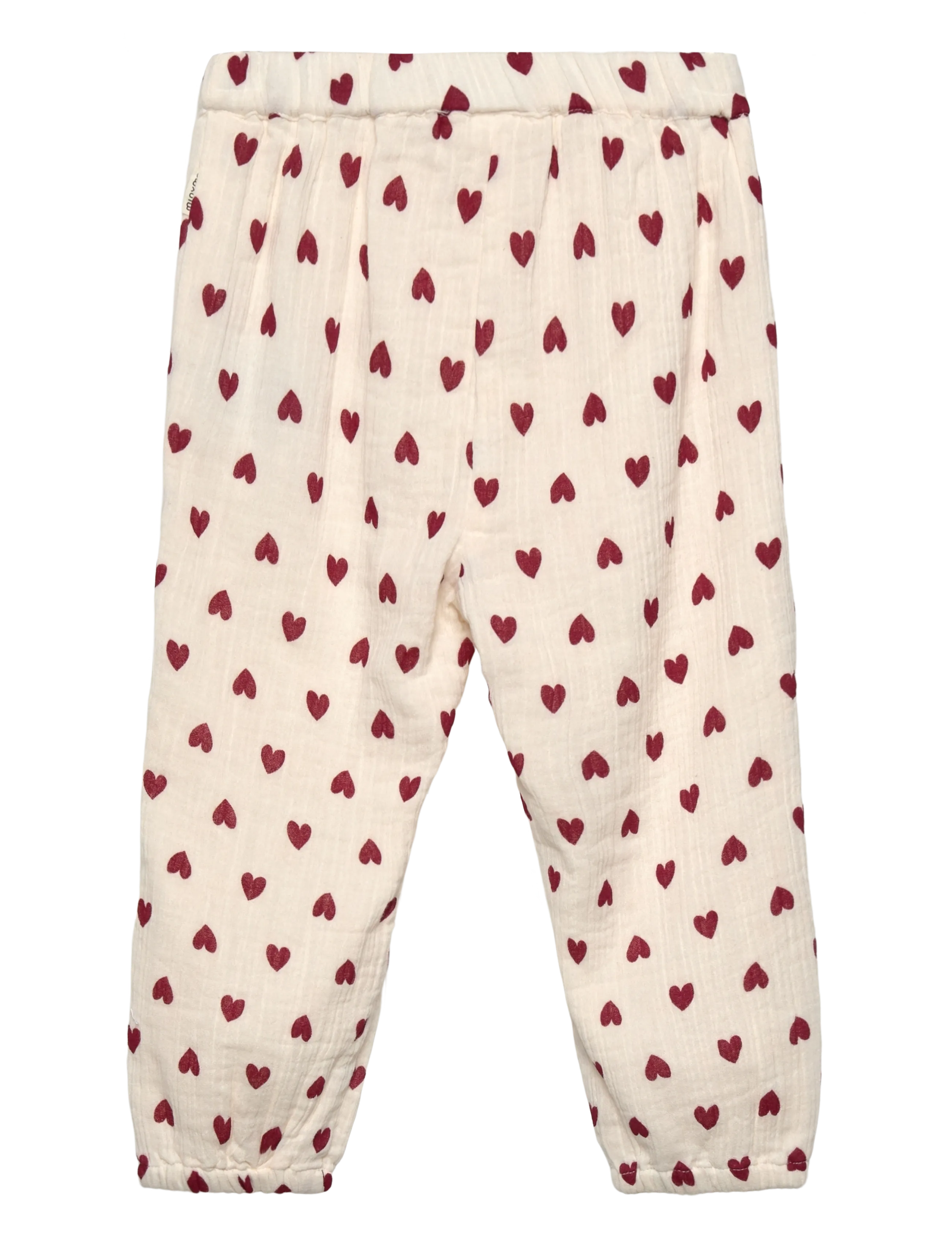 Minymo - Pants AOP - eggnog - 1