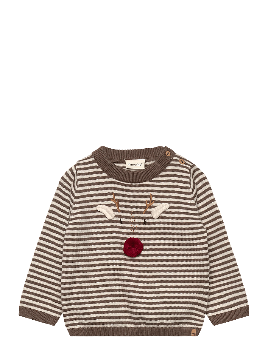 Minymo - Pullover Knit - pullover - chocolate chip - 0