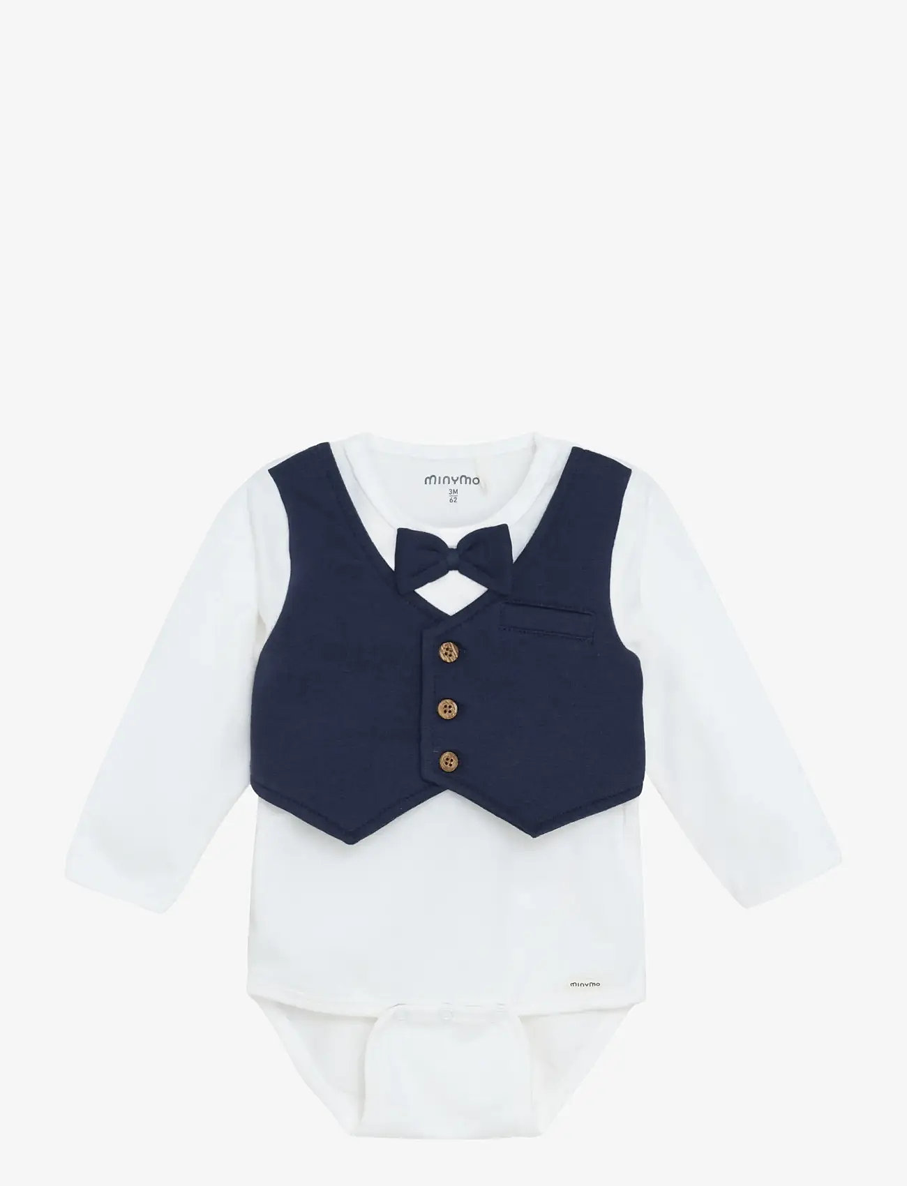 Minymo - Body LS - madalaimad hinnad - snow white - 0