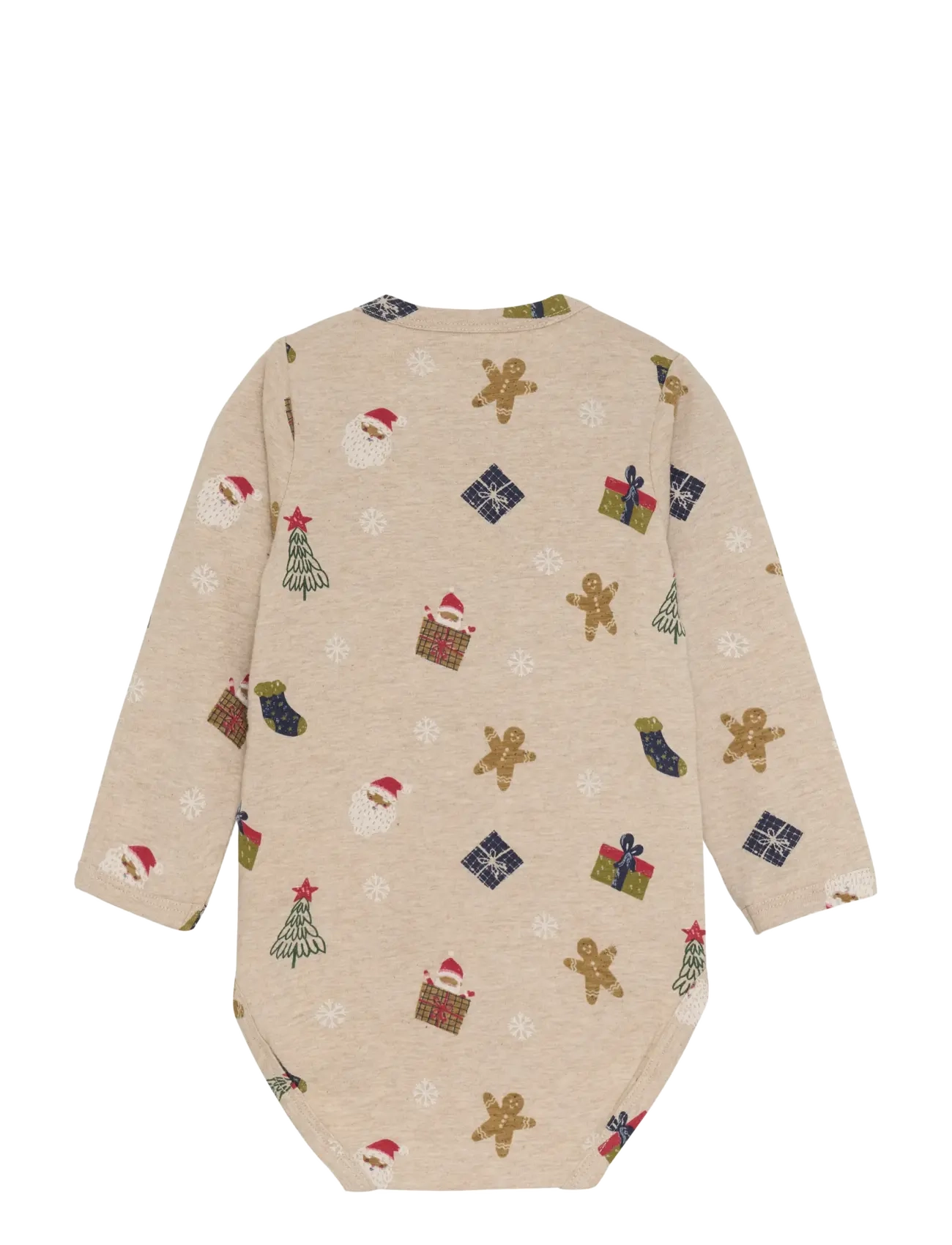 Minymo - Body LS AOP - die niedrigsten preise - beige melange - 1