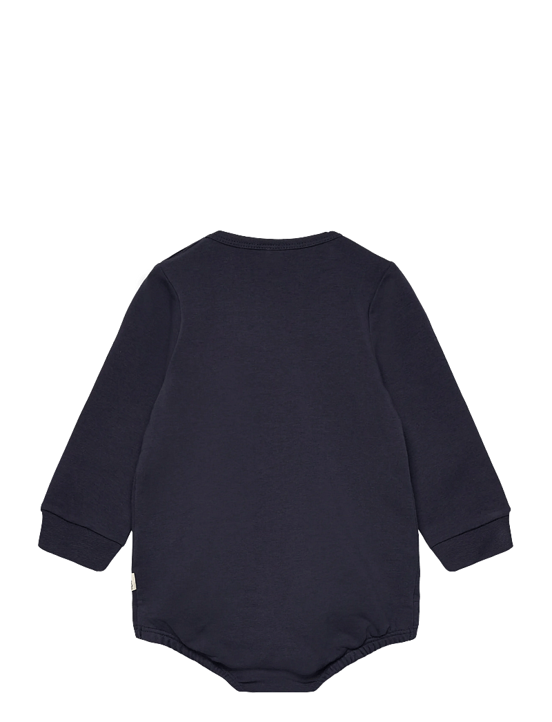 Minymo - Body LS Sweat - langærmede bodyer - parisian night - 1