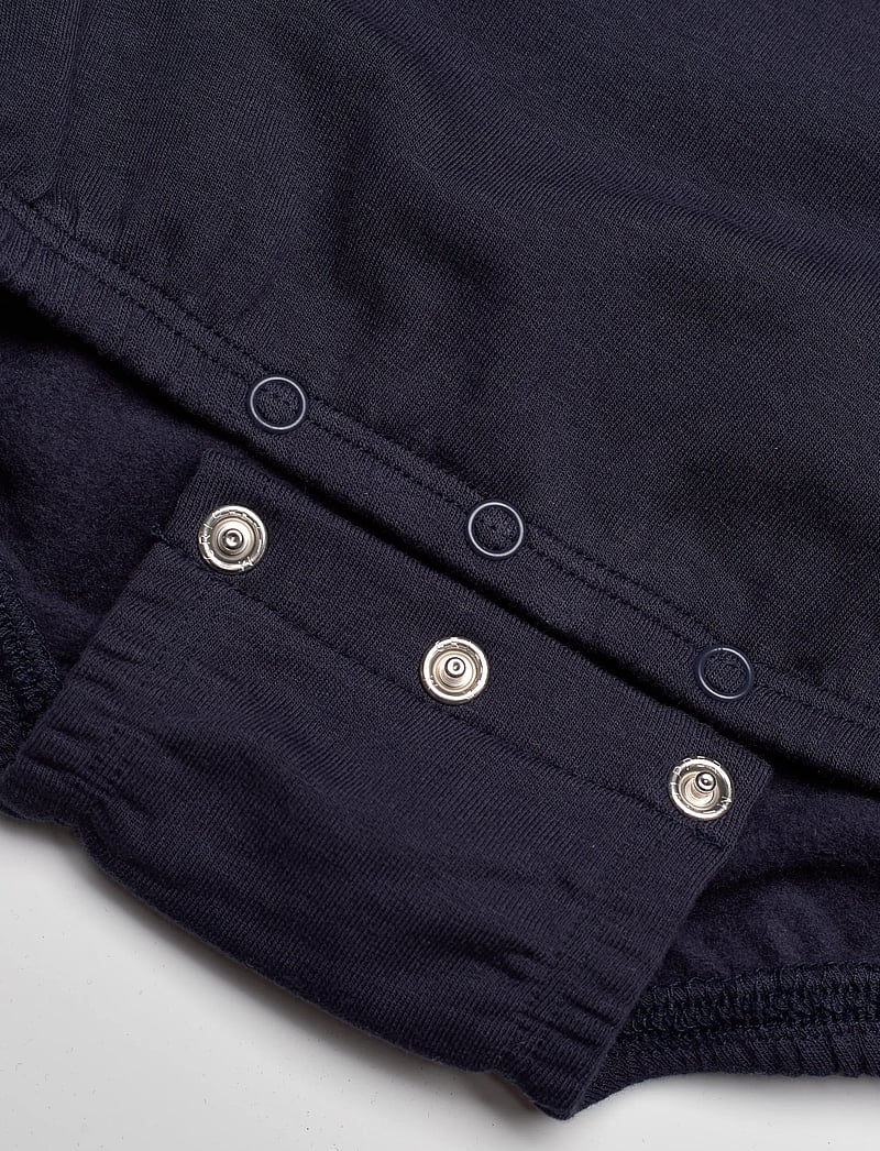 Minymo - Body LS Sweat - langærmede bodyer - parisian night - 2