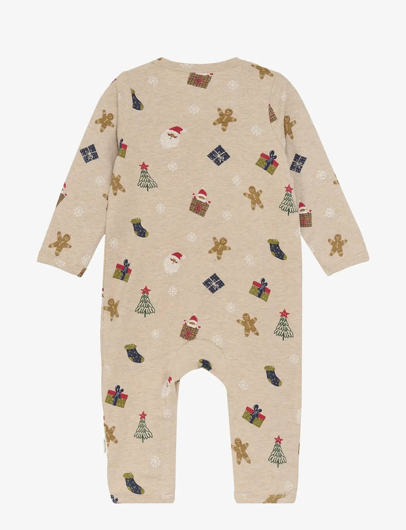 Minymo - Suit LS AOP - geschenke unter 30€ - beige melange - 1