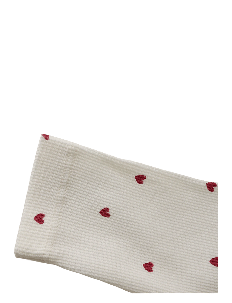 Minymo - Leggings AOP Rib - leggings - eggnog - 2