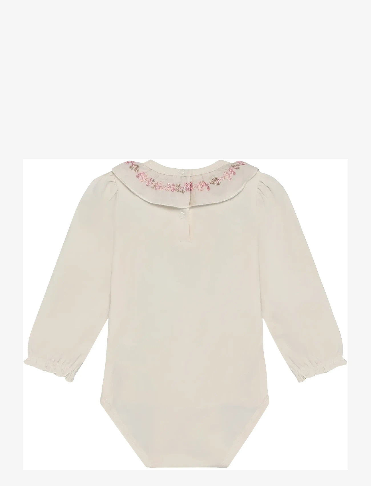 Minymo - Body LS - långärmade bodysuits - white swan - 1