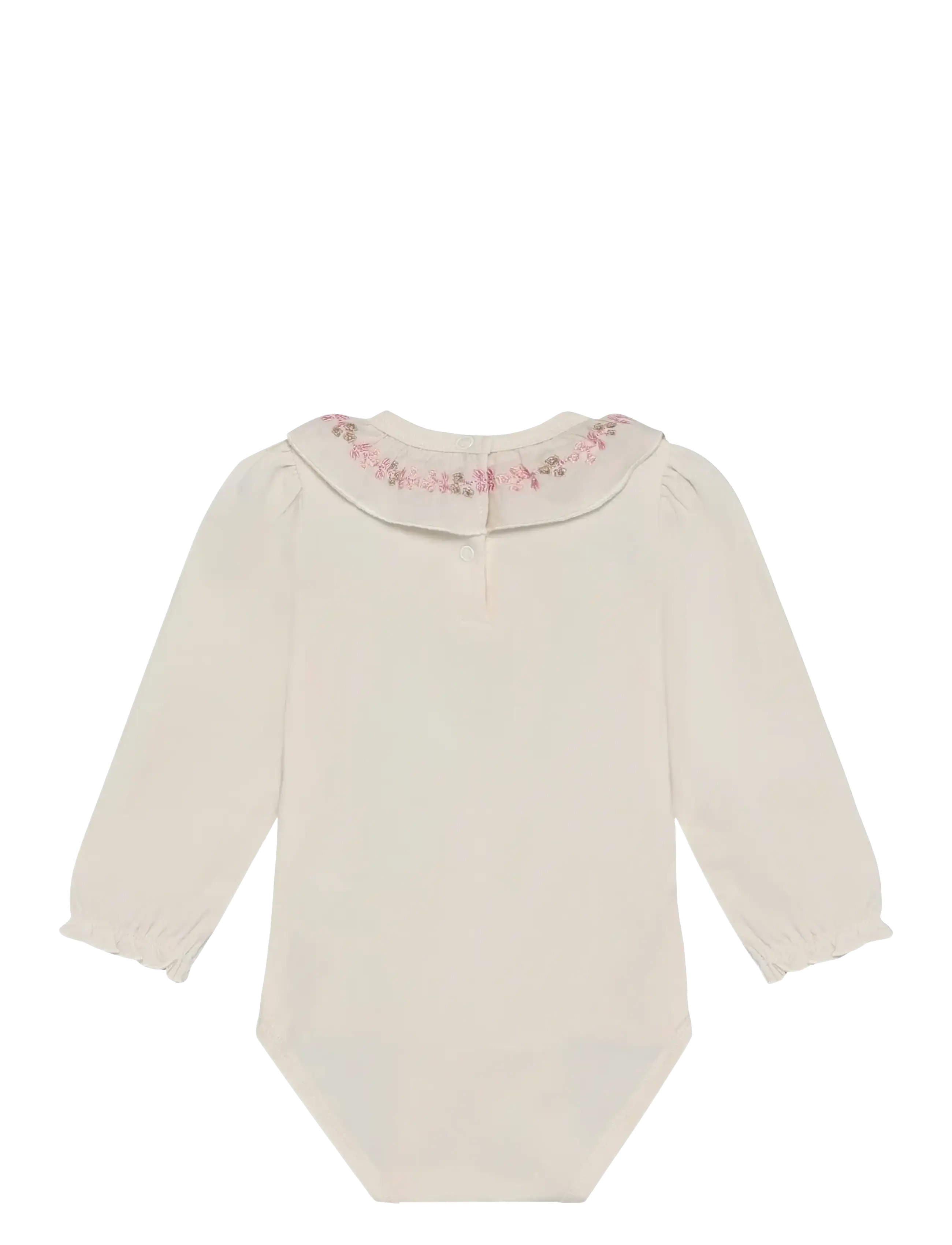 Minymo - Body LS - langærmede heldragter - white swan - 1