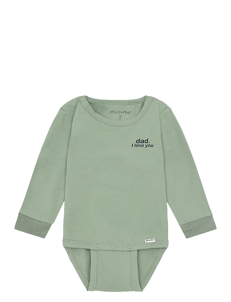 Minymo - Body LS - pikkade varrukatega - lily pad - 0