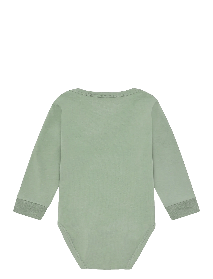 Minymo - Body LS - långärmade - lily pad - 1
