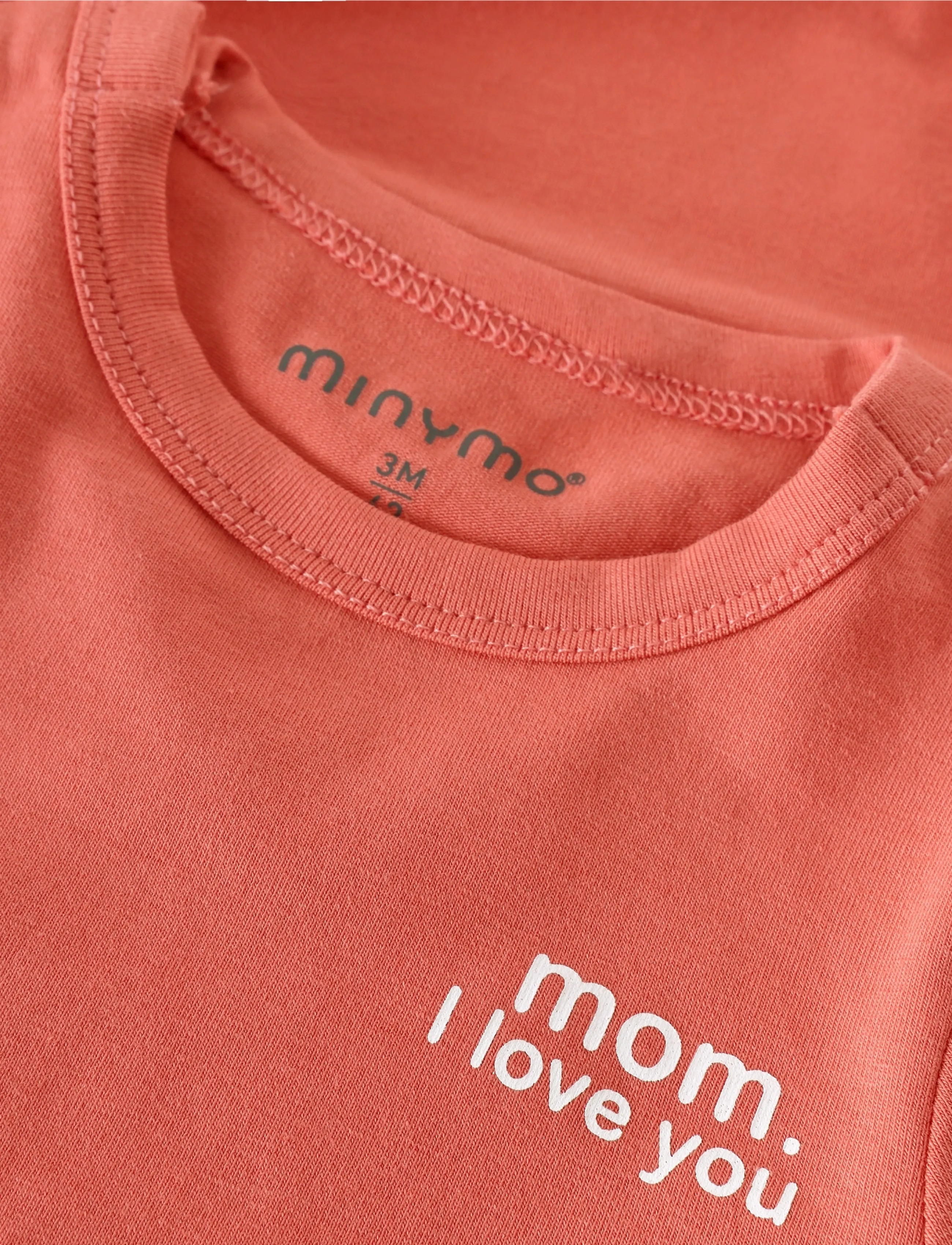 Minymo - Body LS - langärmelig - spiced coral - 2