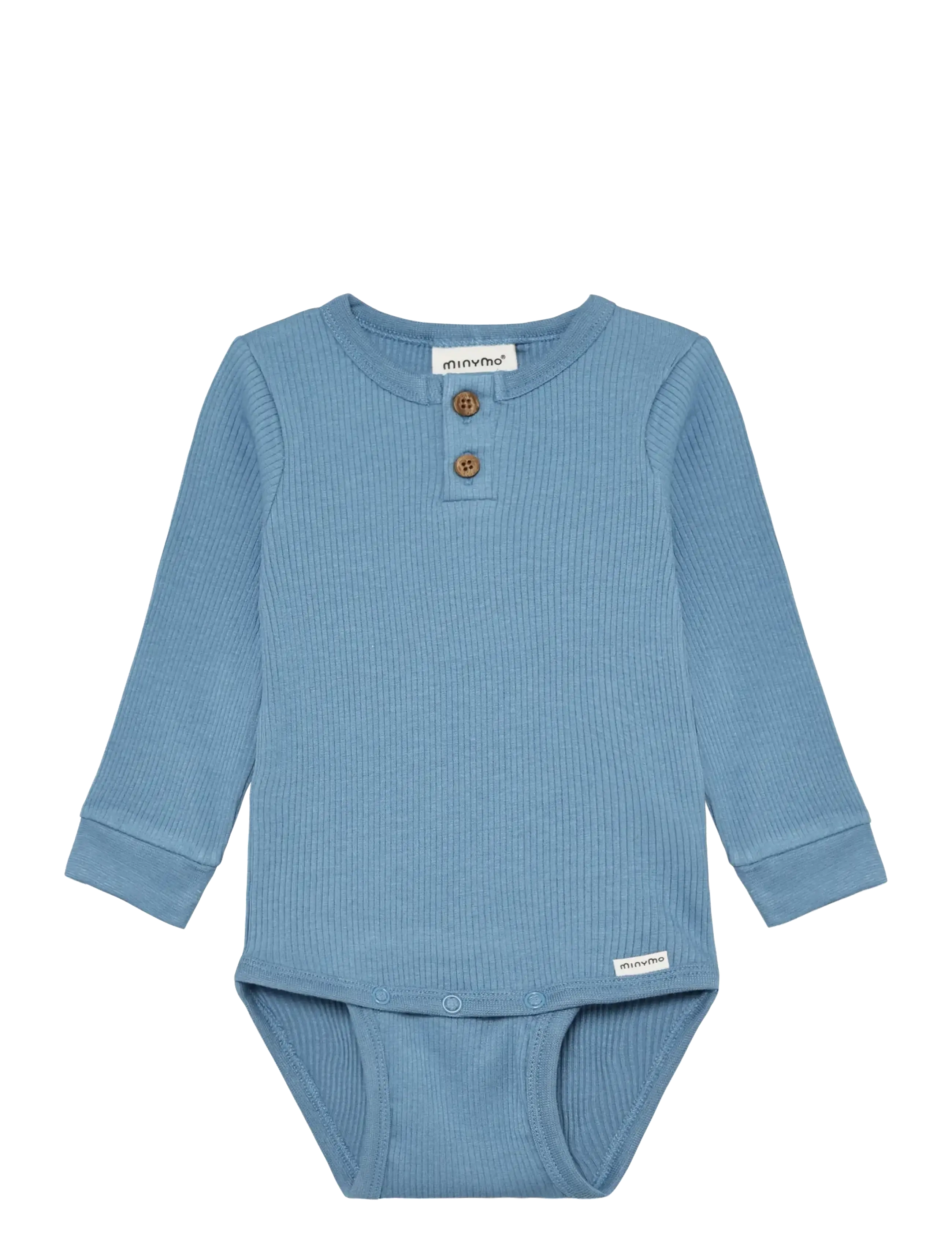 Minymo Body LS Rib - Pikkade varrukatega - BLUE SHADOW / blue