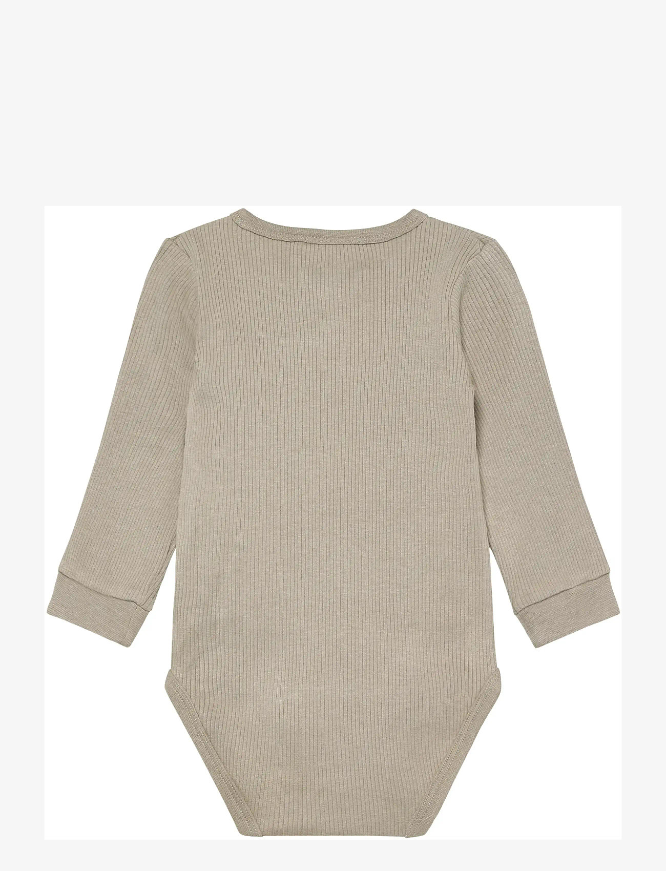 Minymo - Body LS Rib - langärmelig - crockery - 1
