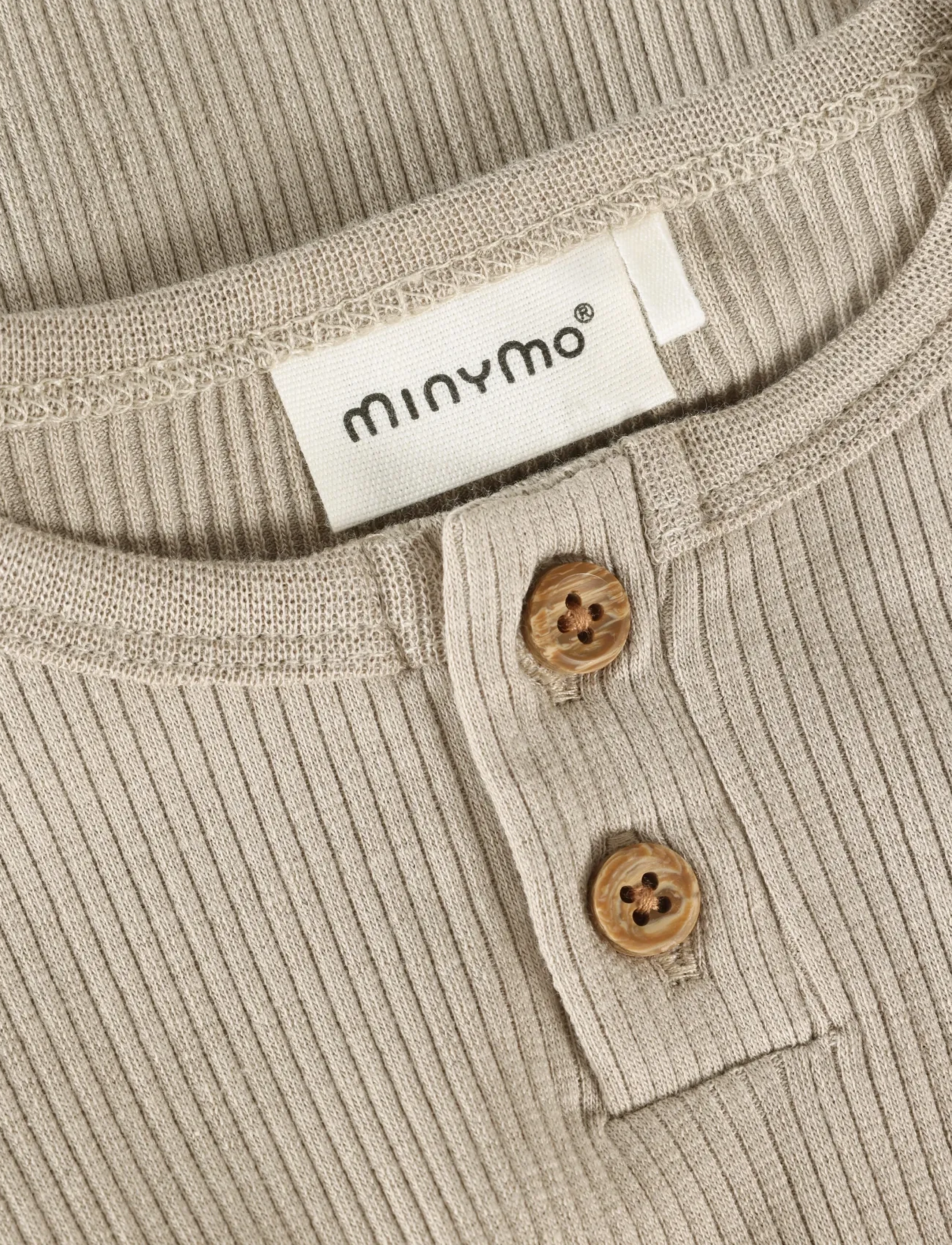 Minymo - Body LS Rib - gode sommertilbud - crockery - 2