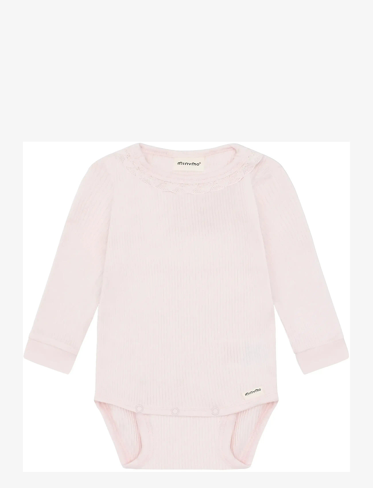 Minymo - Body LS Rib - langærmede - delicacy - 1