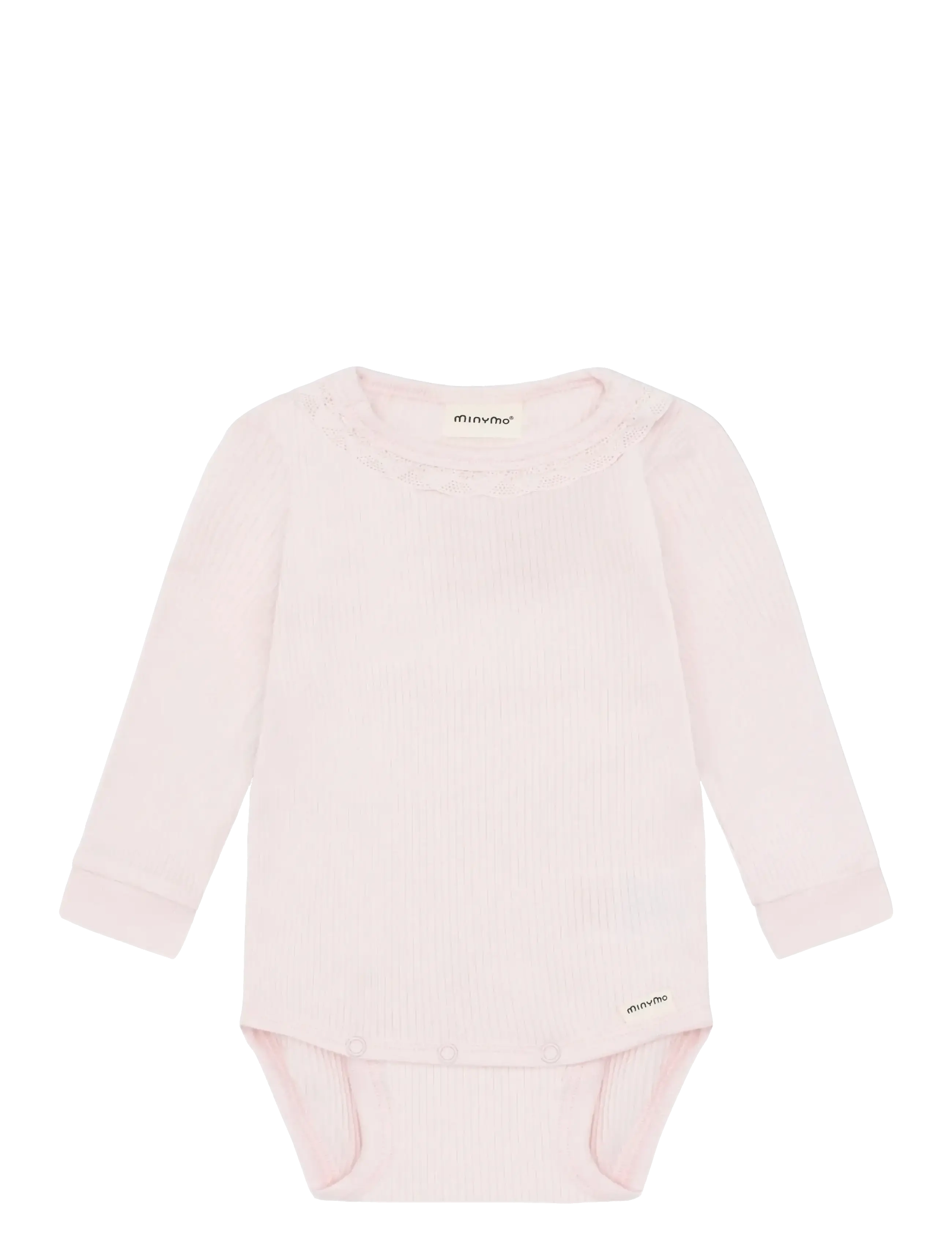 Minymo Body LS Rib - Heldragter - DELICACY / pink/rose