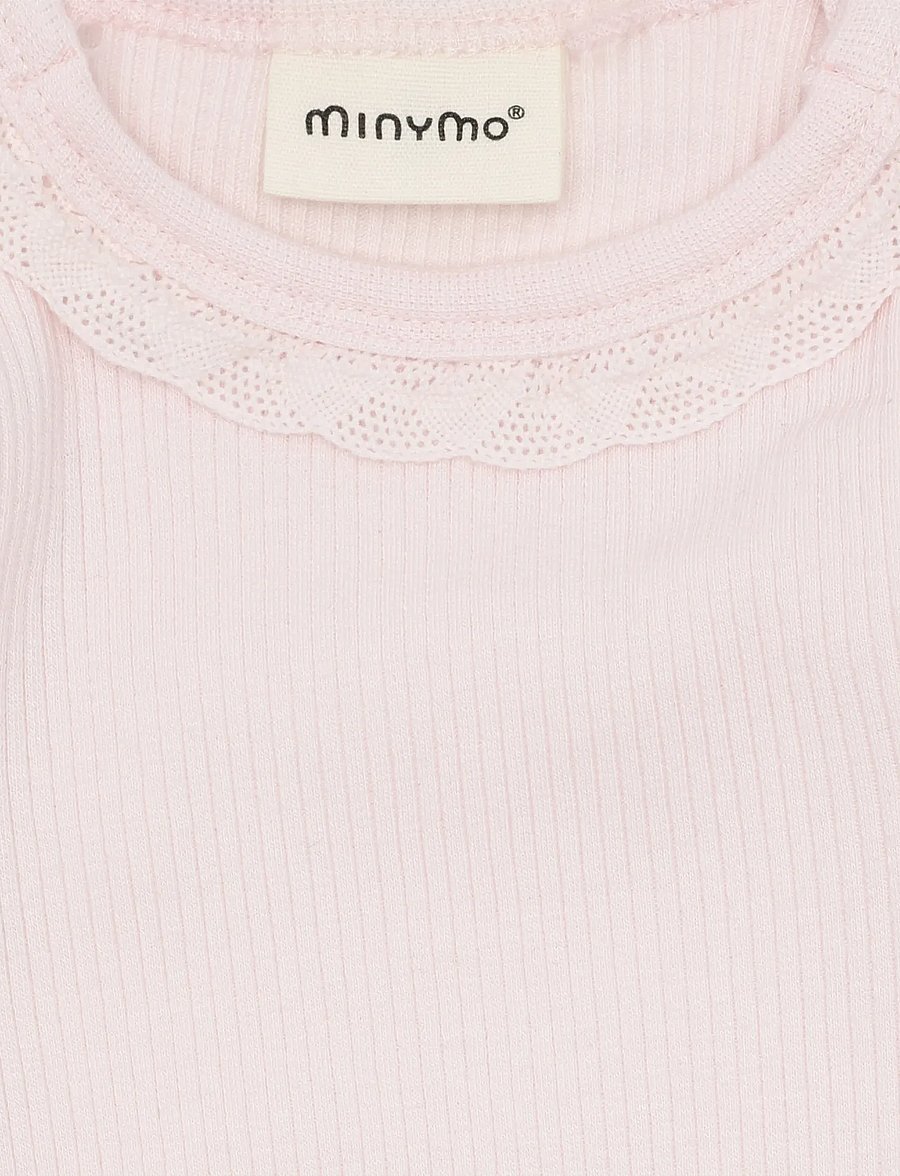 Minymo - Body LS Rib - langärmelig - delicacy - 3
