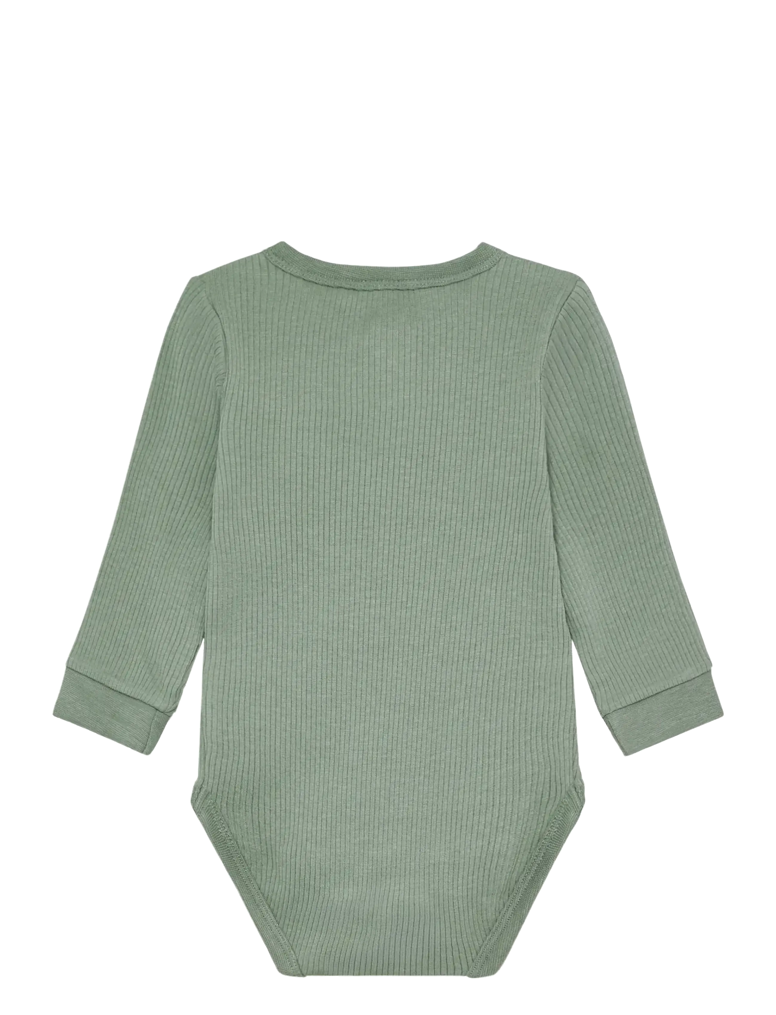 Minymo - Body LS Rib - gode sommertilbud - lily pad - 1