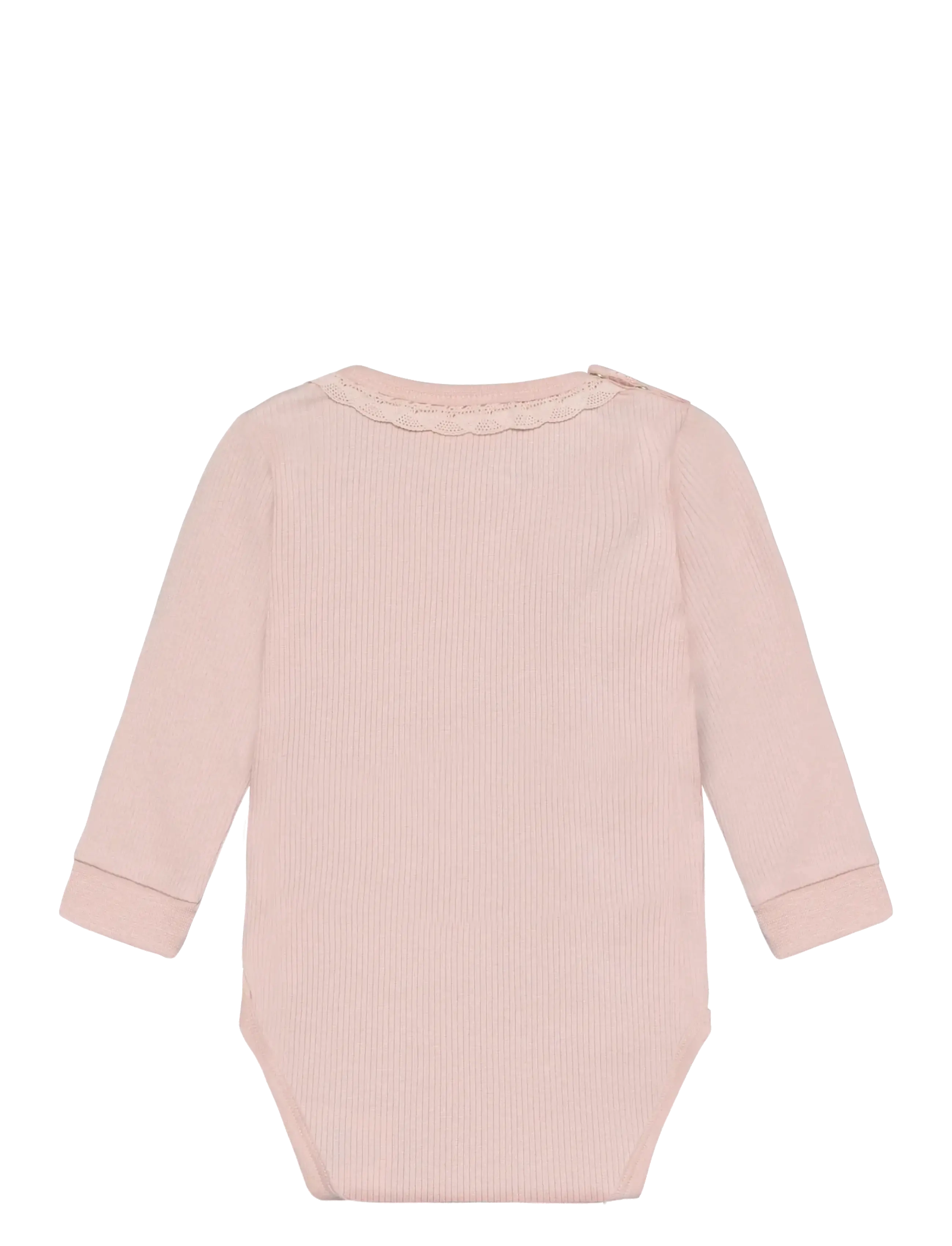 Minymo - Body LS Rib - gode sommertilbud - peach whip - 1
