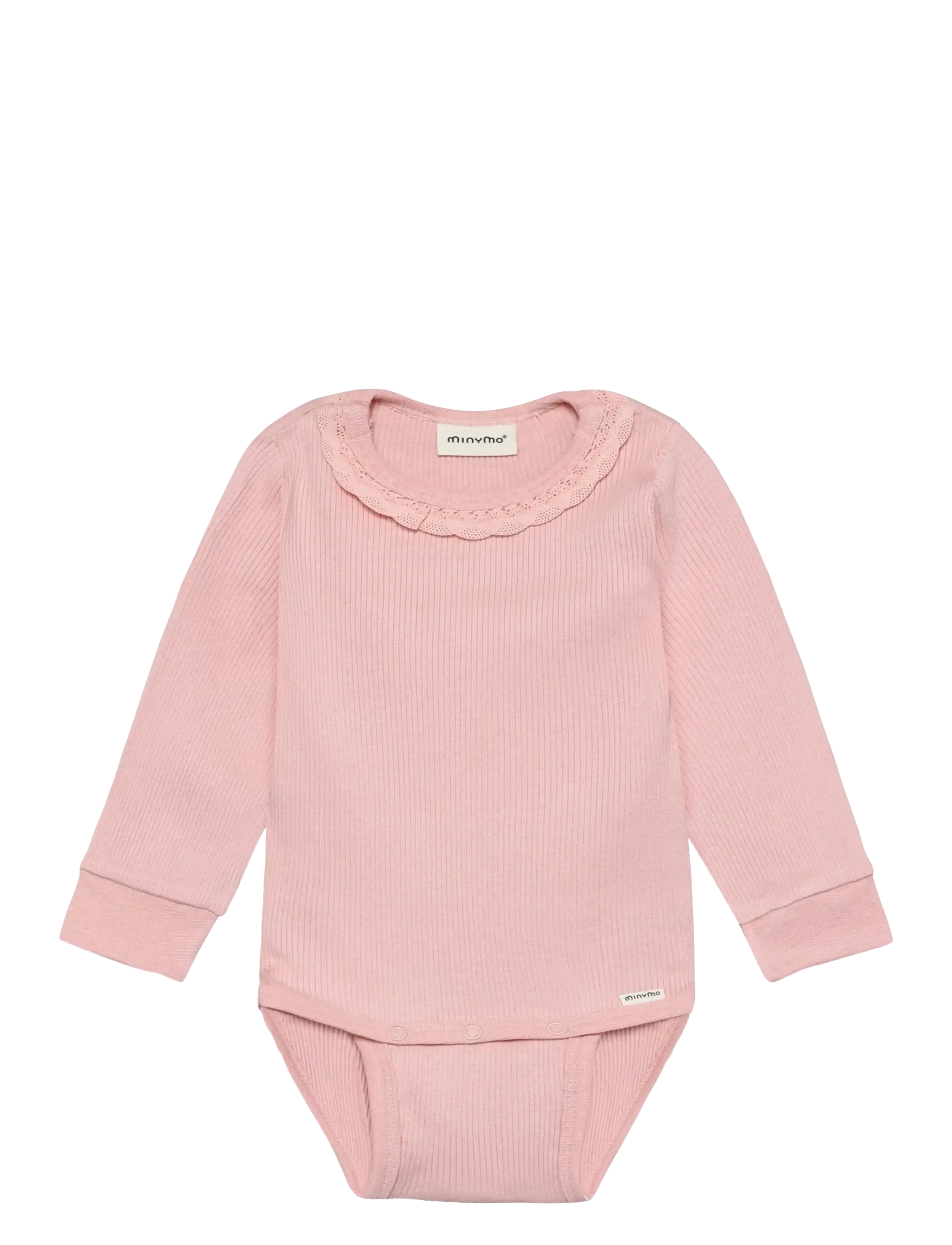 Minymo Body LS Rib - Nach Größe einkaufen - SILVER PINK / pink/rose