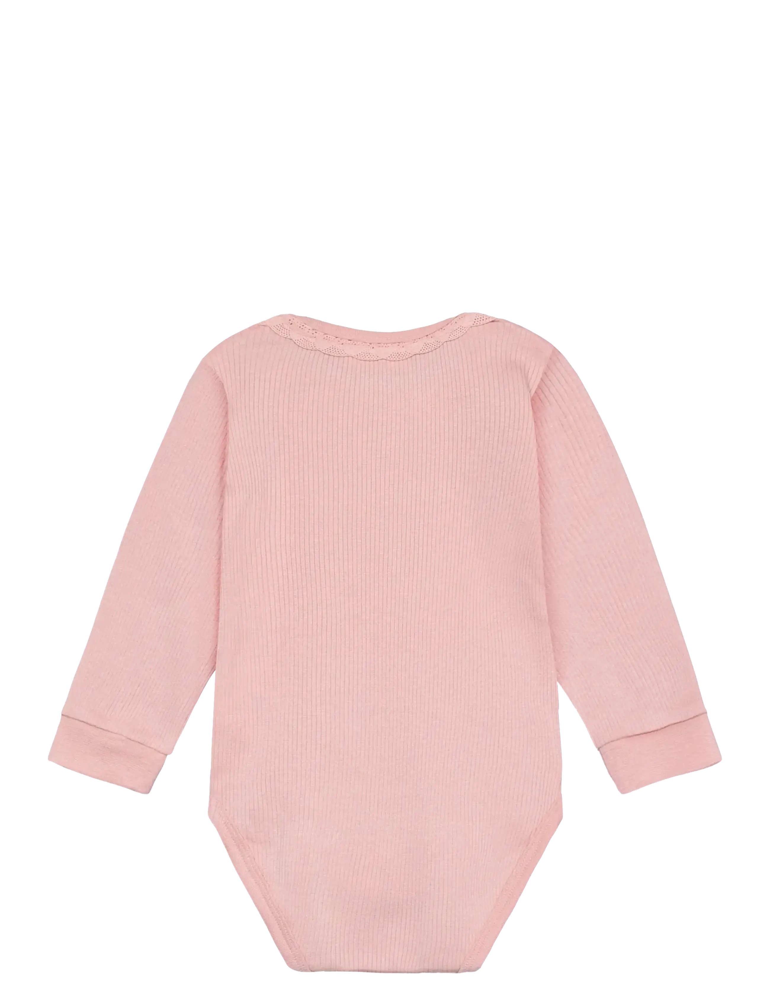 Minymo - Body LS Rib - gode sommertilbud - silver pink - 1