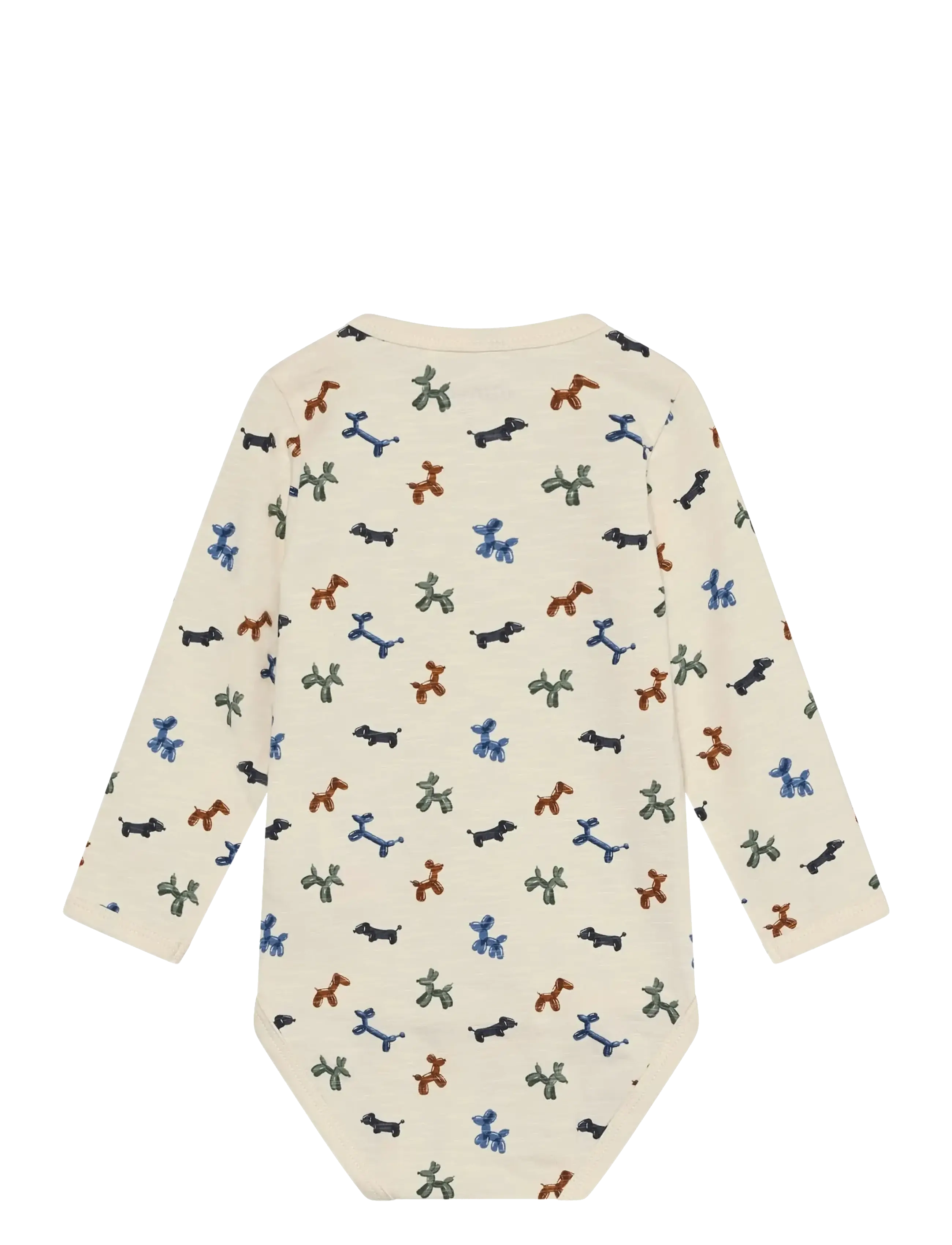 Minymo - Body LS AOP - gode sommertilbud - white swan - 2
