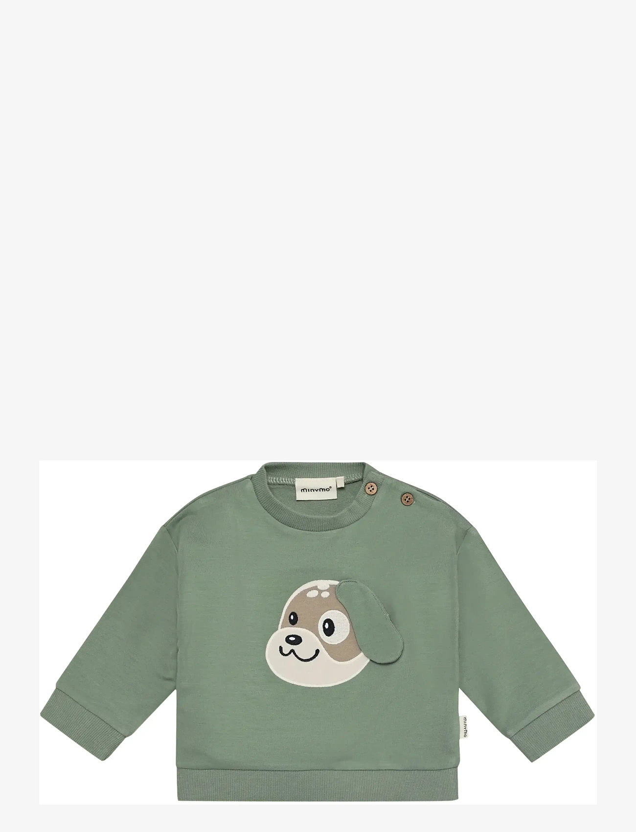 Minymo - Sweatshirt LS - sweatshirts - lily pad - 1