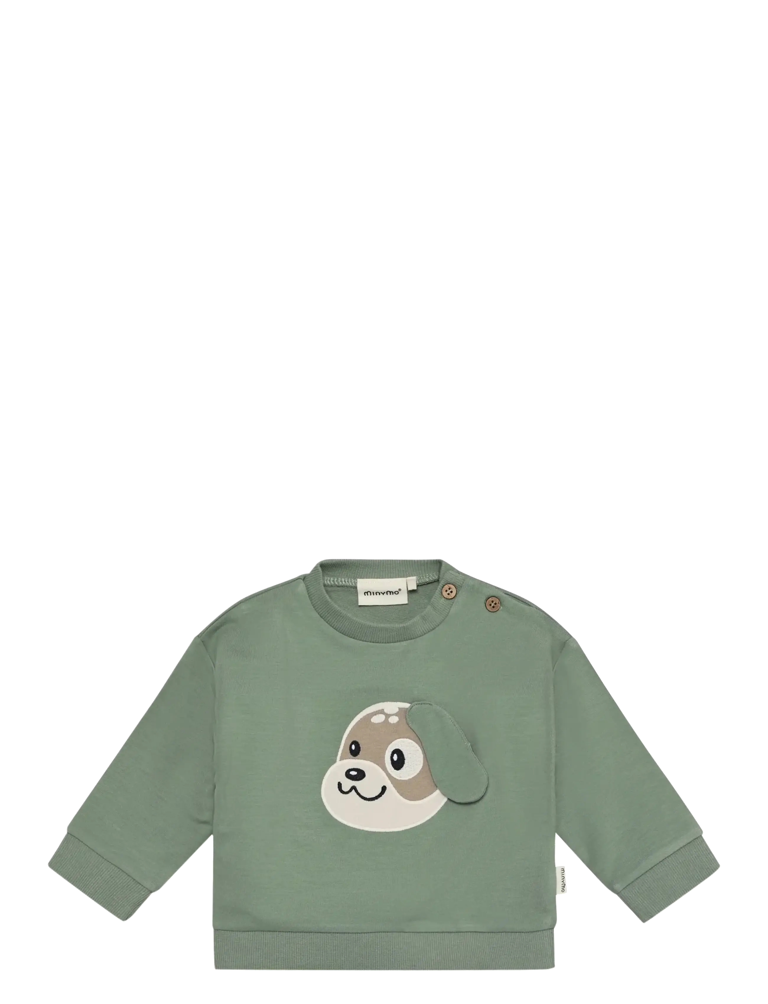 Minymo Sweatshirt LS - Riided - LILY PAD / green