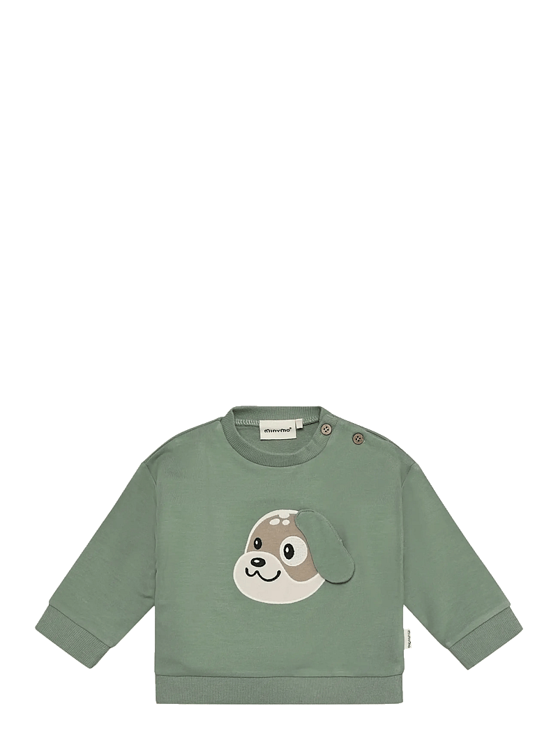 Minymo - Sweatshirt LS - sweatshirts - lily pad - 1