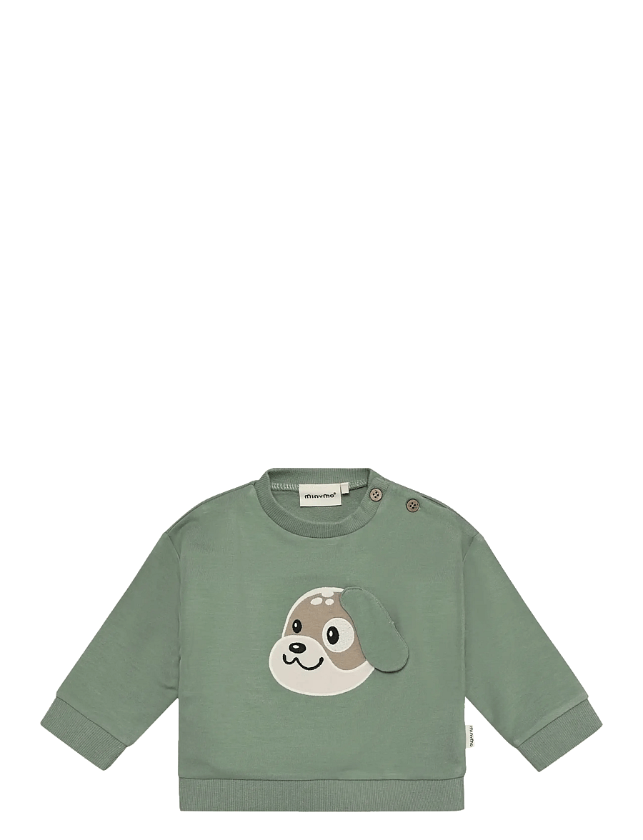 Minymo - Sweatshirt LS - sweatshirts - lily pad - 1