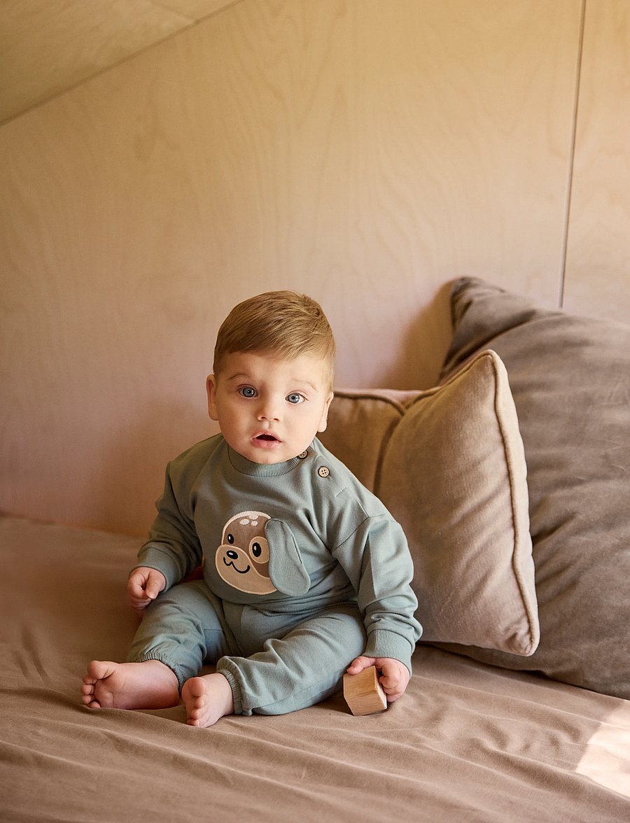 Minymo - Sweatshirt LS - sweatshirts - lily pad - 0