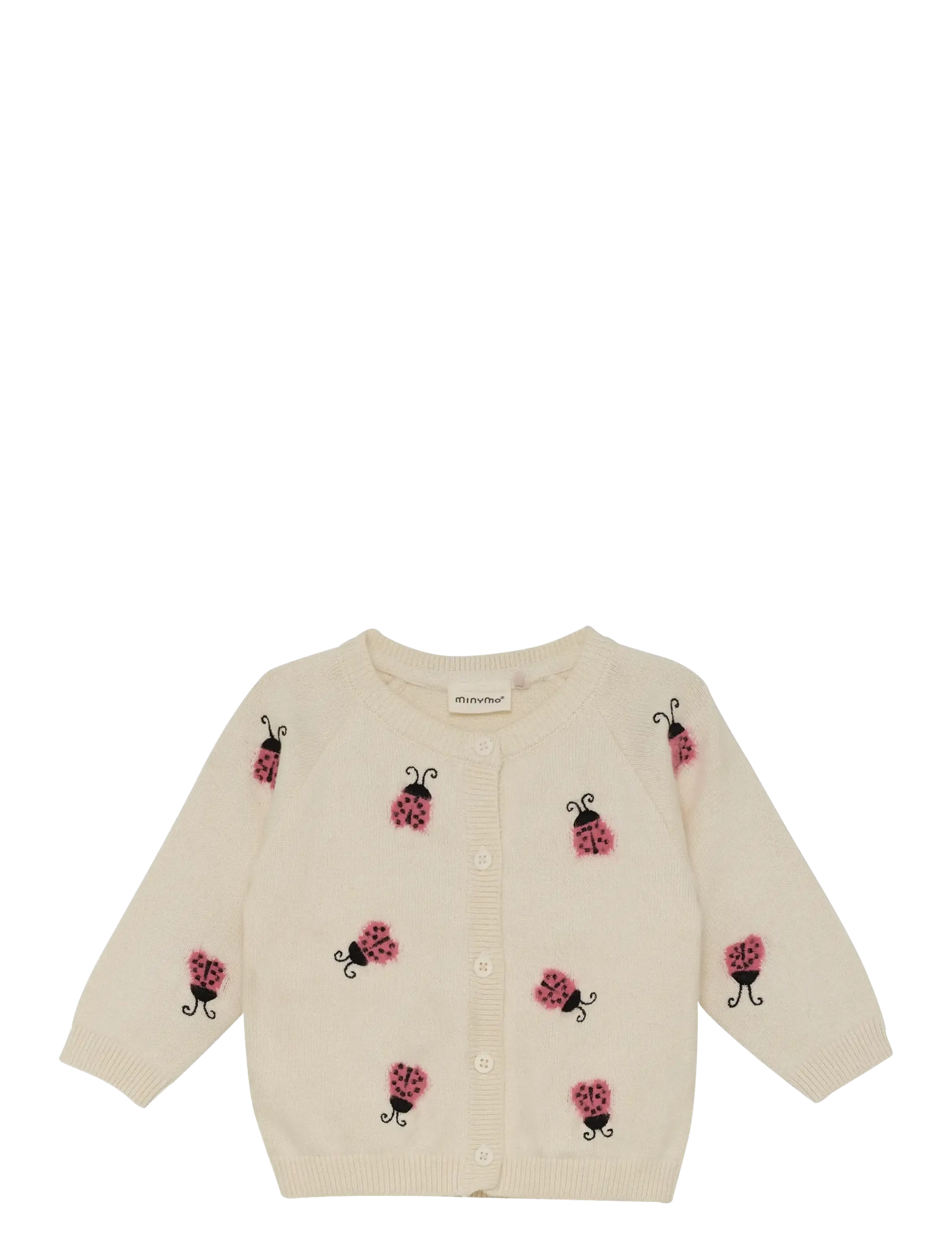 Minymo Cardigan Knit - Kleidung - WHITE SWAN / cream