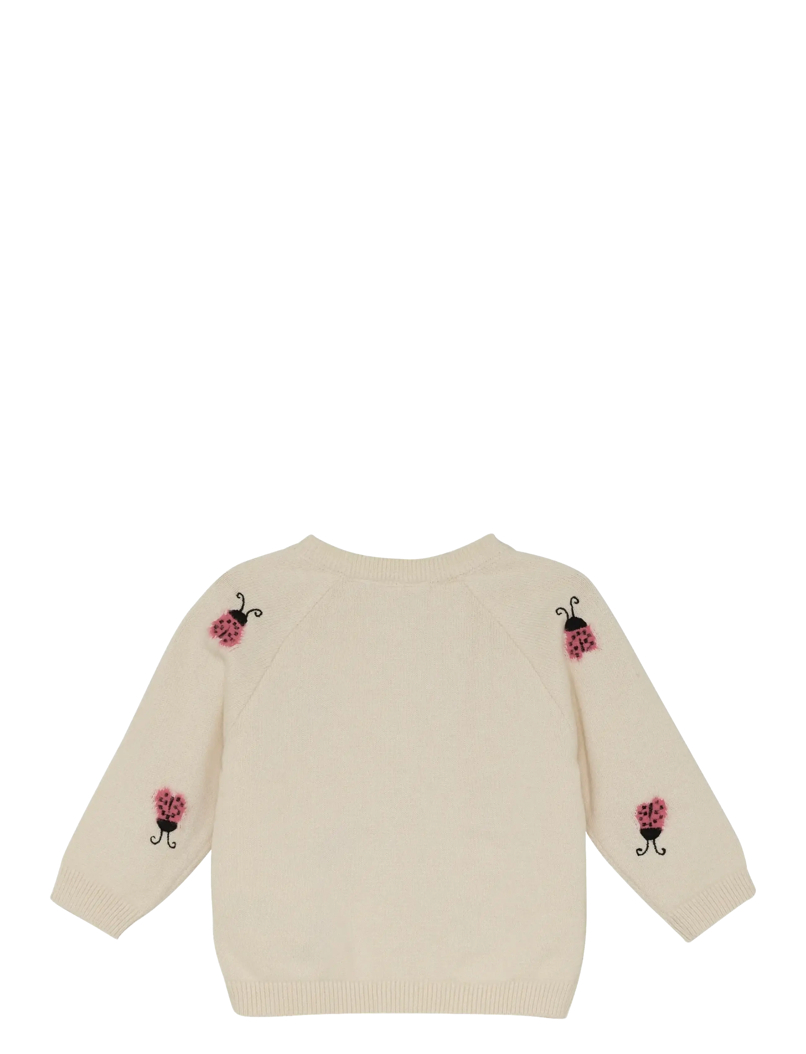 Minymo - Cardigan Knit - koftor - white swan - 2