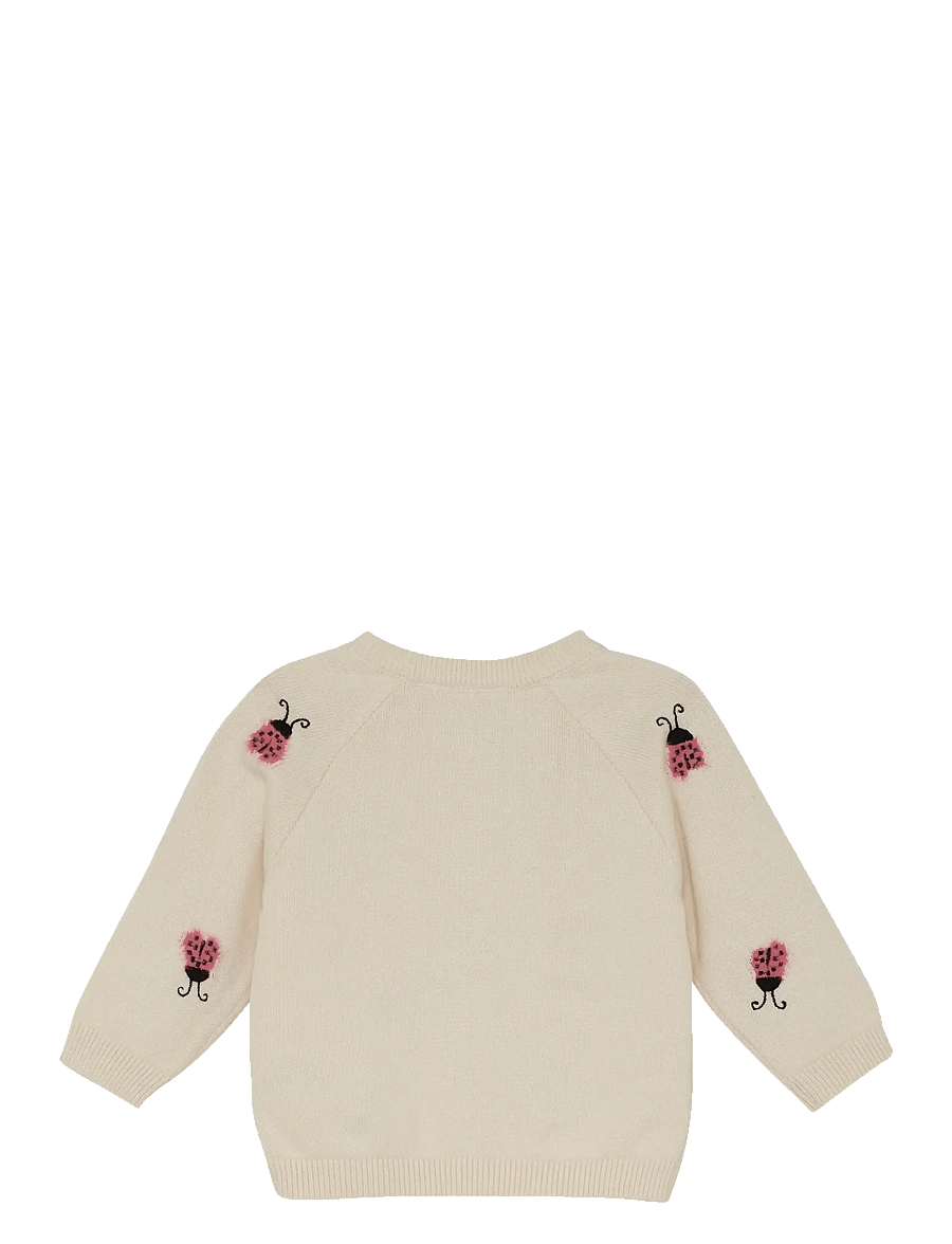 Minymo - Cardigan Knit - kardiganid - white swan - 2