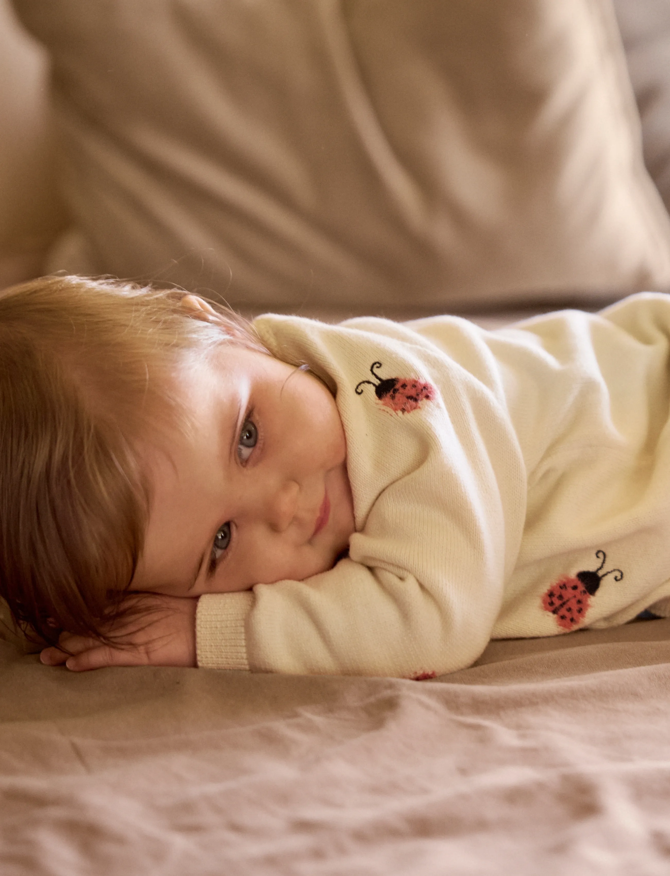 Minymo Cardigan Knit - Koftor - WHITE SWAN / cream