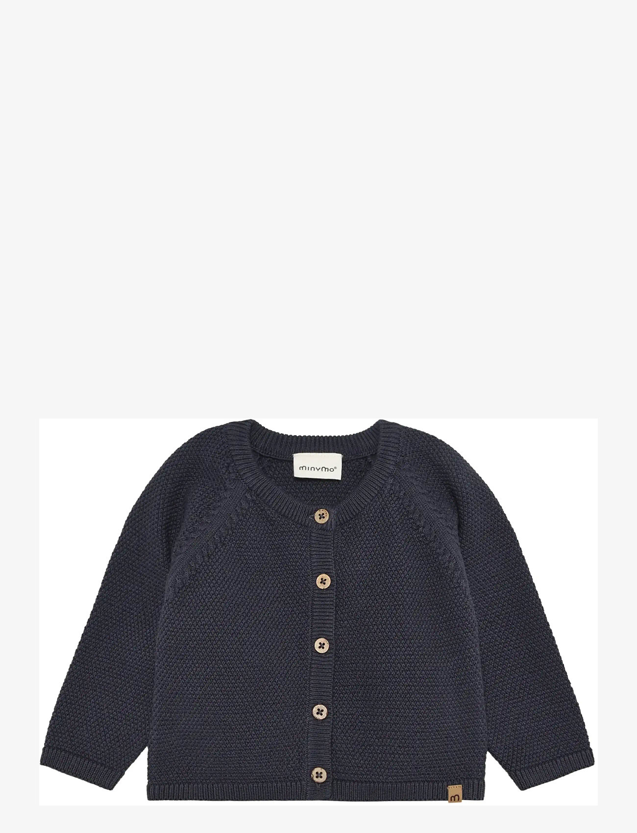 Minymo - Cardigan Knit - cardigans - odyssey gray - 0