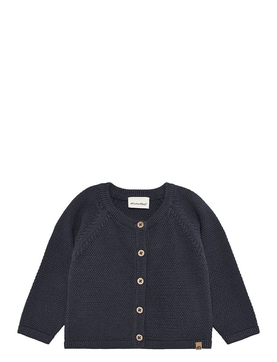 Minymo - Cardigan Knit - jakas - odyssey gray - 0