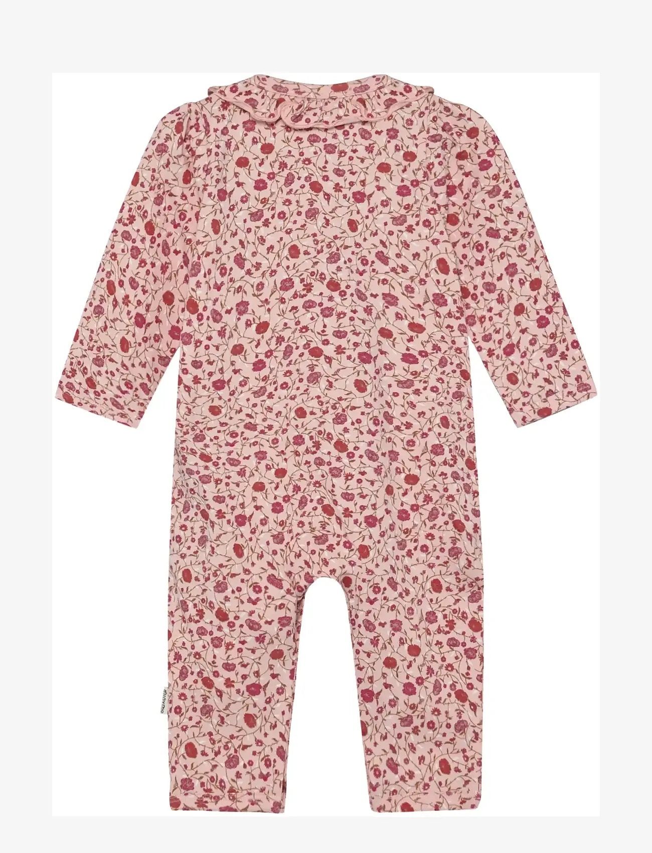 Minymo - Suit LS AOP - long-sleeved - peach whip - 1