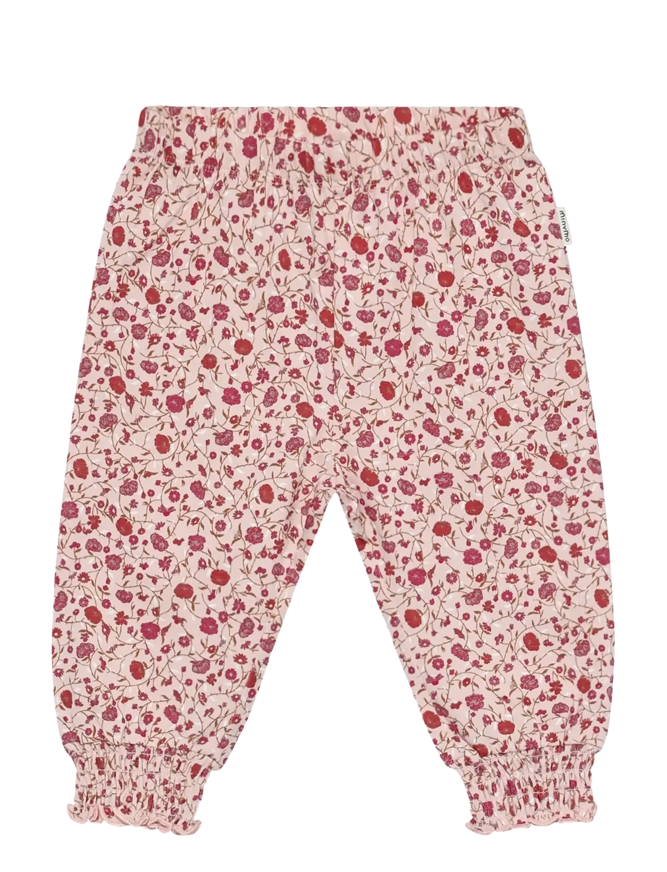 Minymo Pants AOP - Bukser - PEACH WHIP / pink/rose