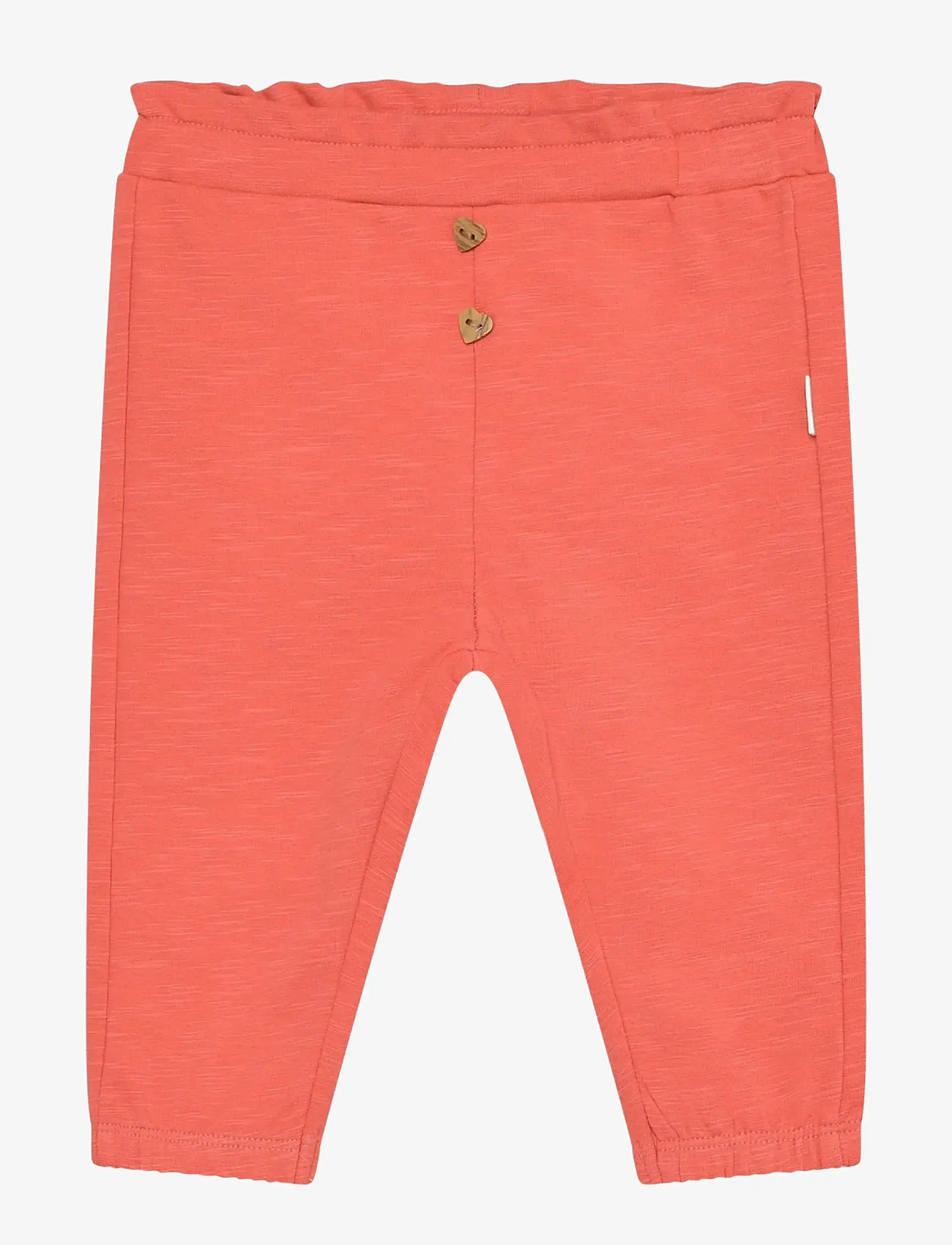 Minymo - Pants Sweat - dressipüksid - spiced coral - 0