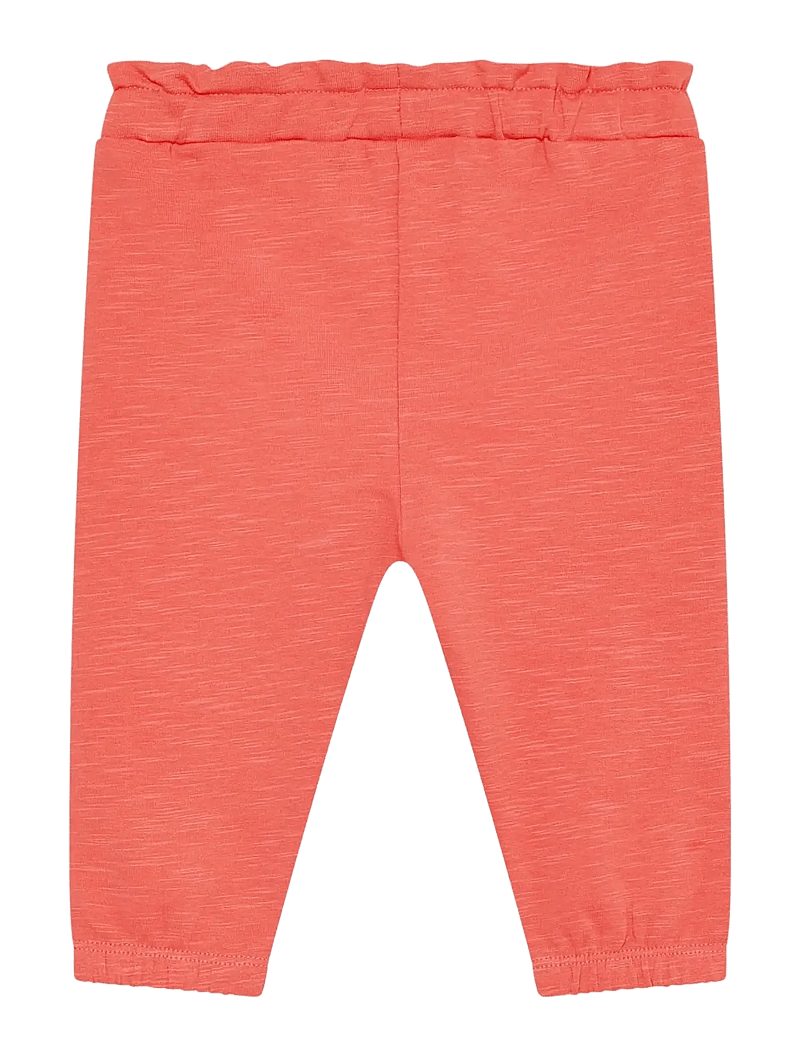 Minymo - Pants Sweat - dressipüksid - spiced coral - 1