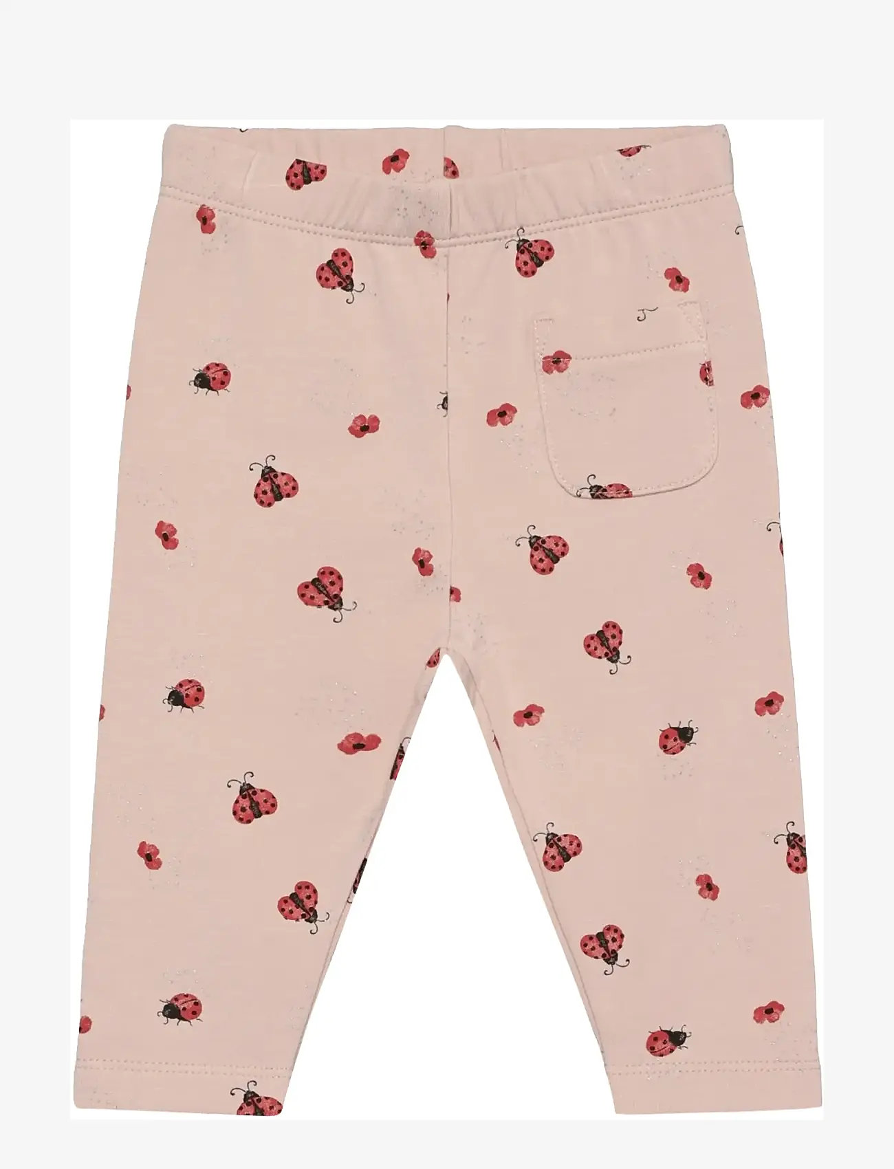 Minymo - Pants AOP Sweat - retuusid - peach whip - 1