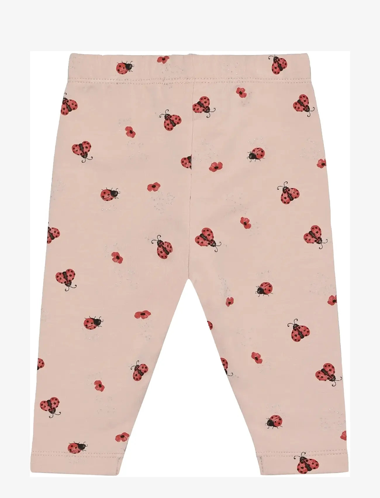Minymo - Pants AOP Sweat - retuusid - peach whip - 2