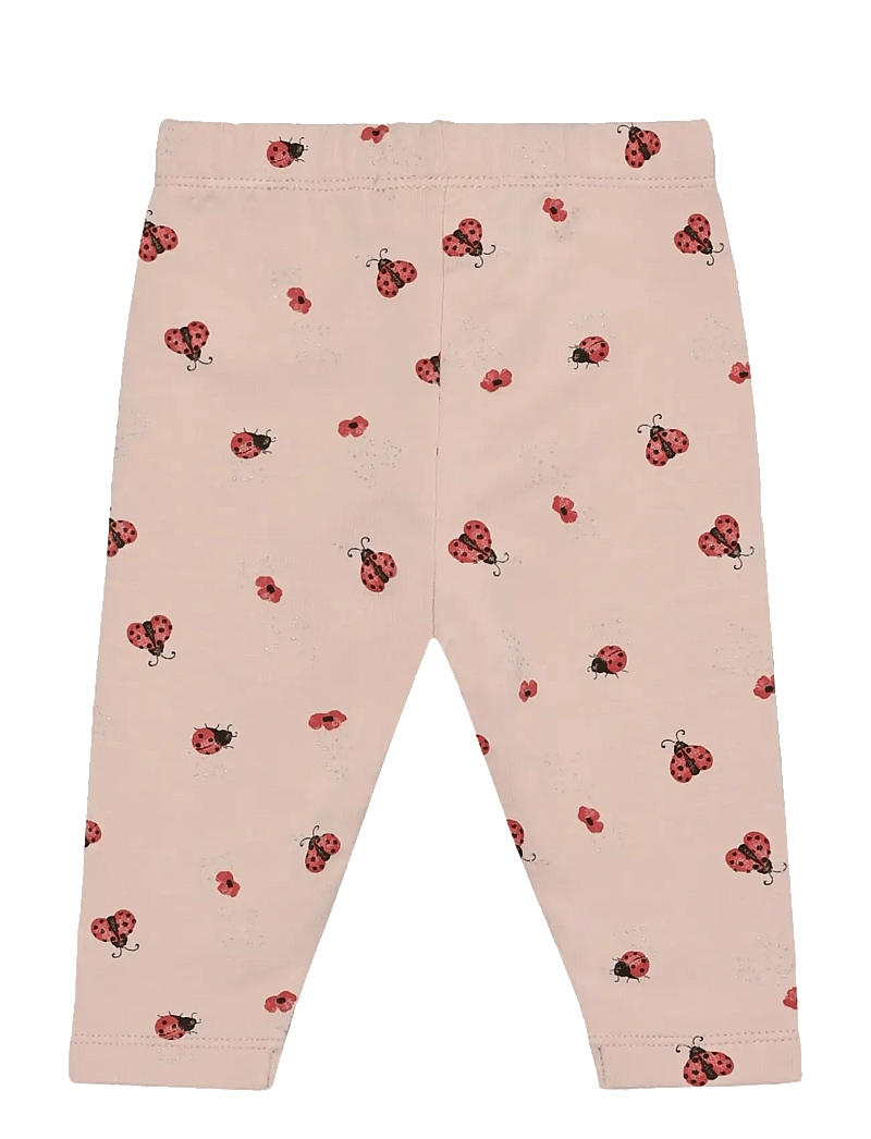 Minymo - Pants AOP Sweat - retuusid - peach whip - 2