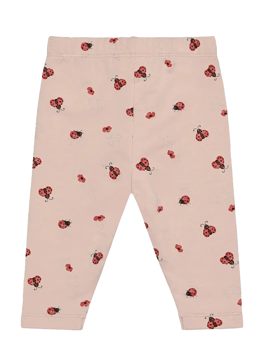 Minymo - Pants AOP Sweat - leggings - peach whip - 2
