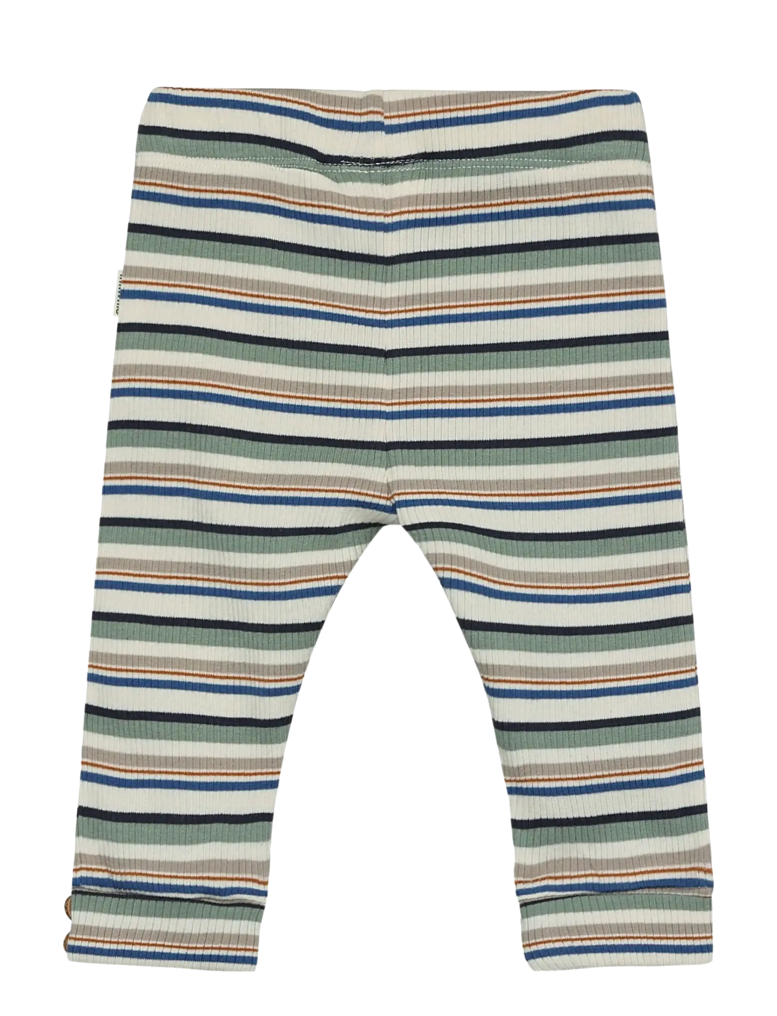 Minymo - Pants Y/D Rib - sommarfynd - lily pad - 1