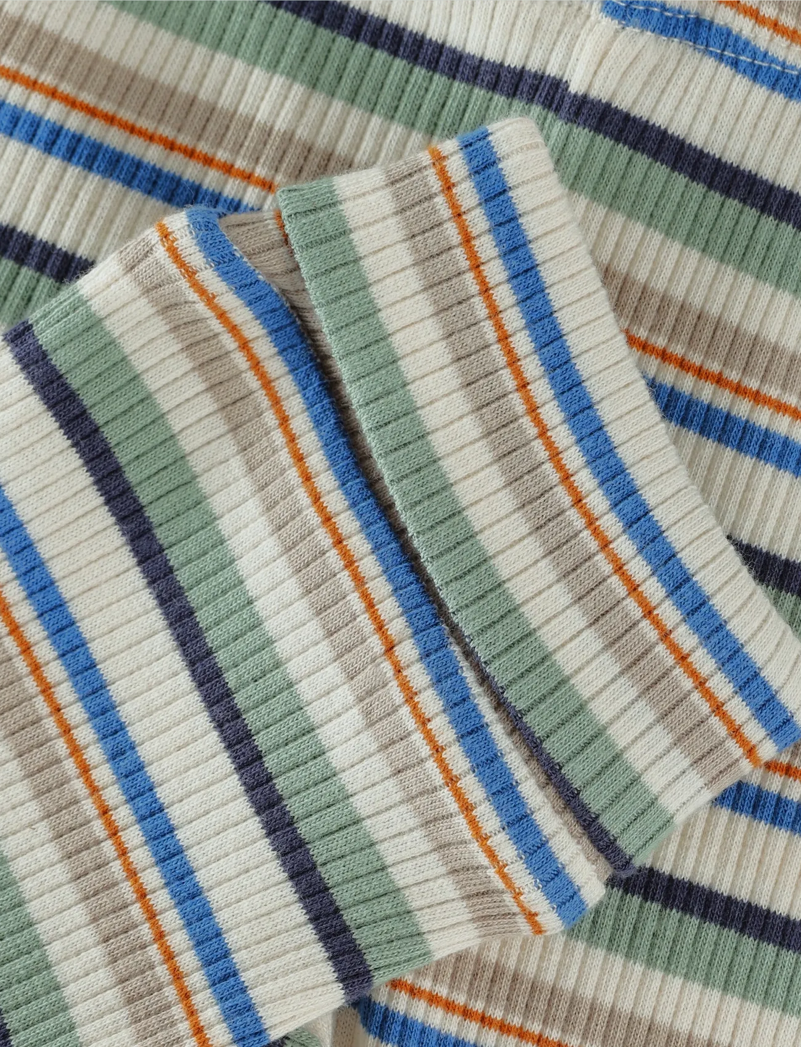 Minymo - Pants Y/D Rib - sommarfynd - lily pad - 2