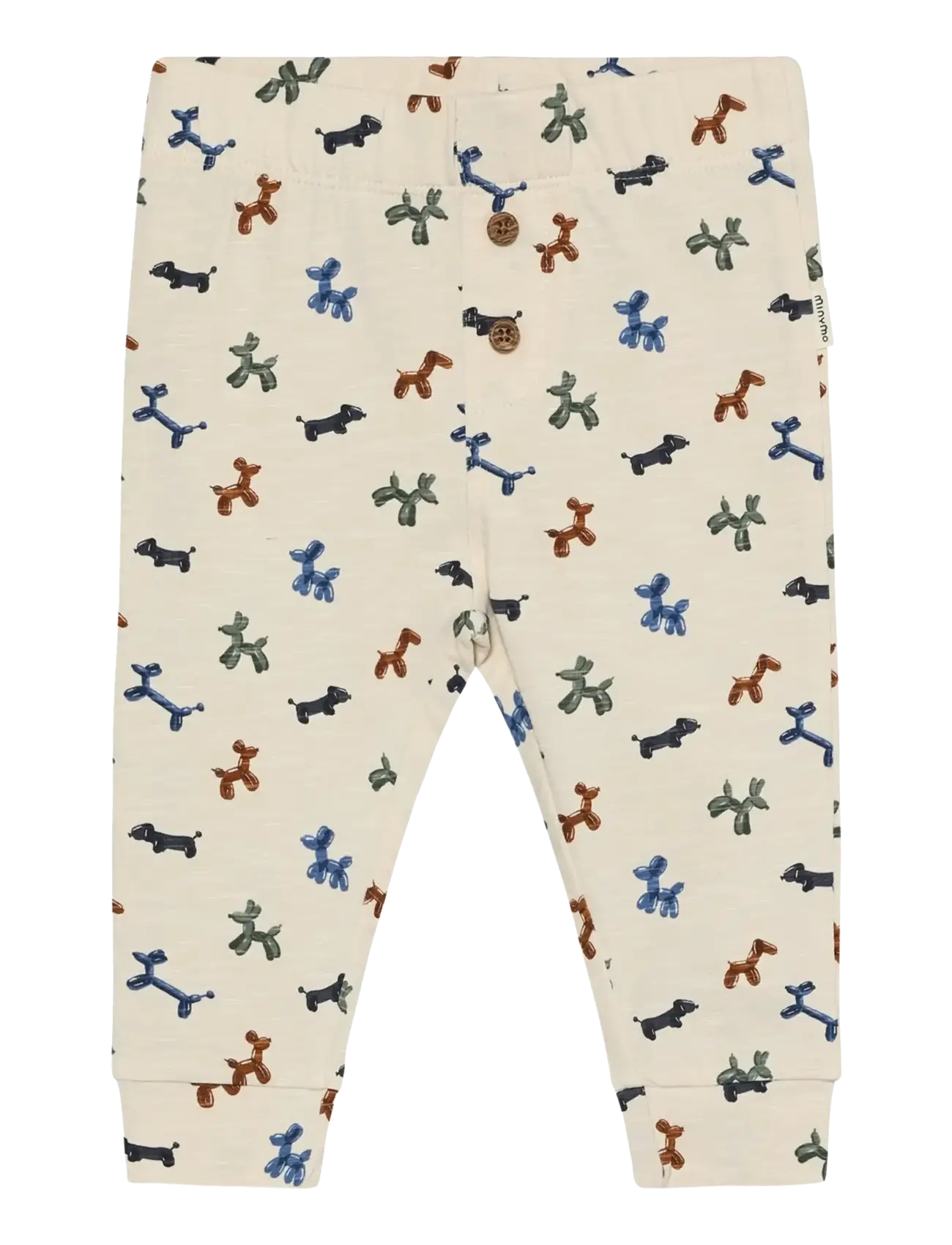 Minymo Pants AOP - Pakkumised - WHITE SWAN / cream